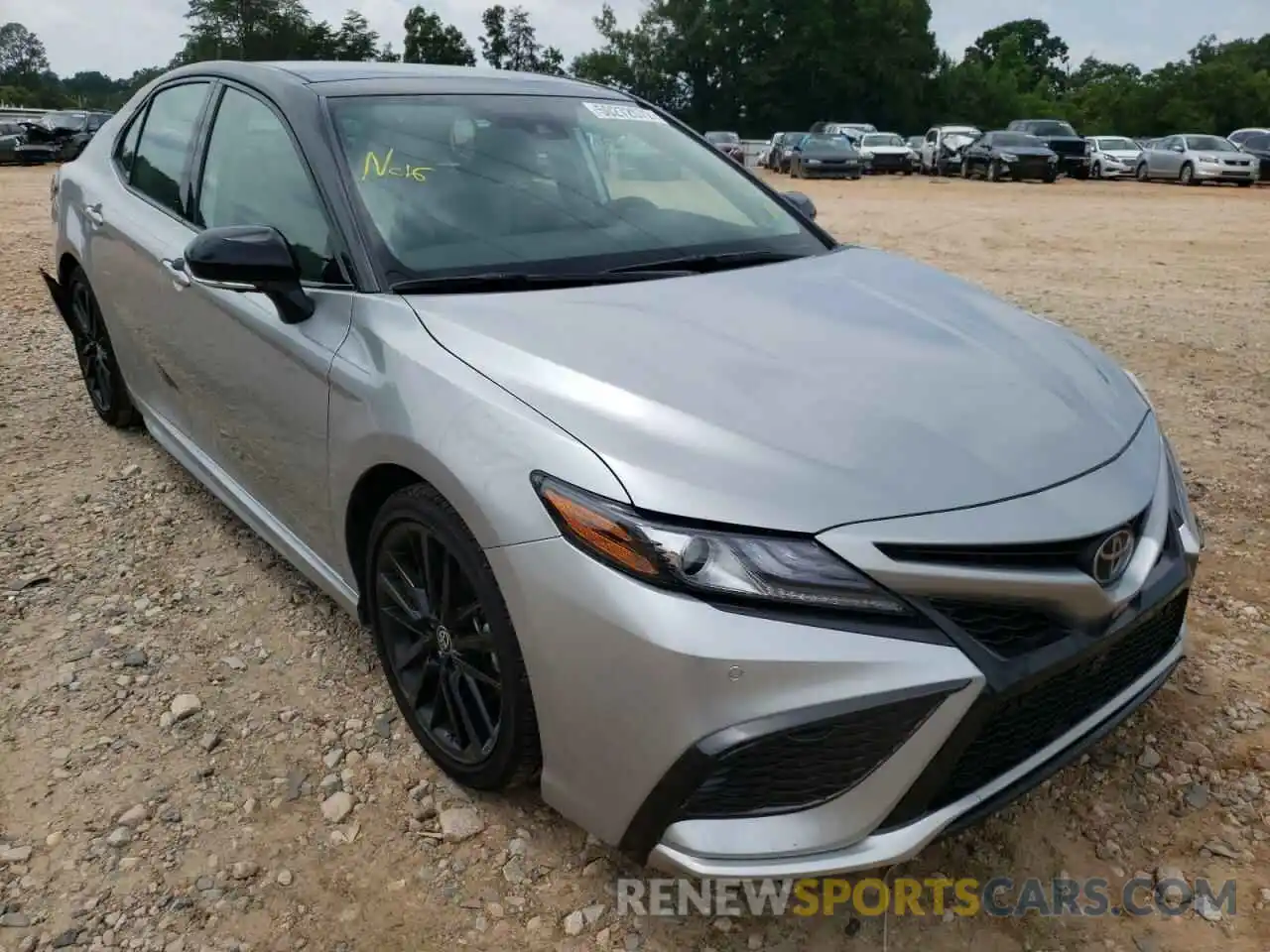 1 Photograph of a damaged car 4T1K61AK8MU603995 TOYOTA CAMRY 2021