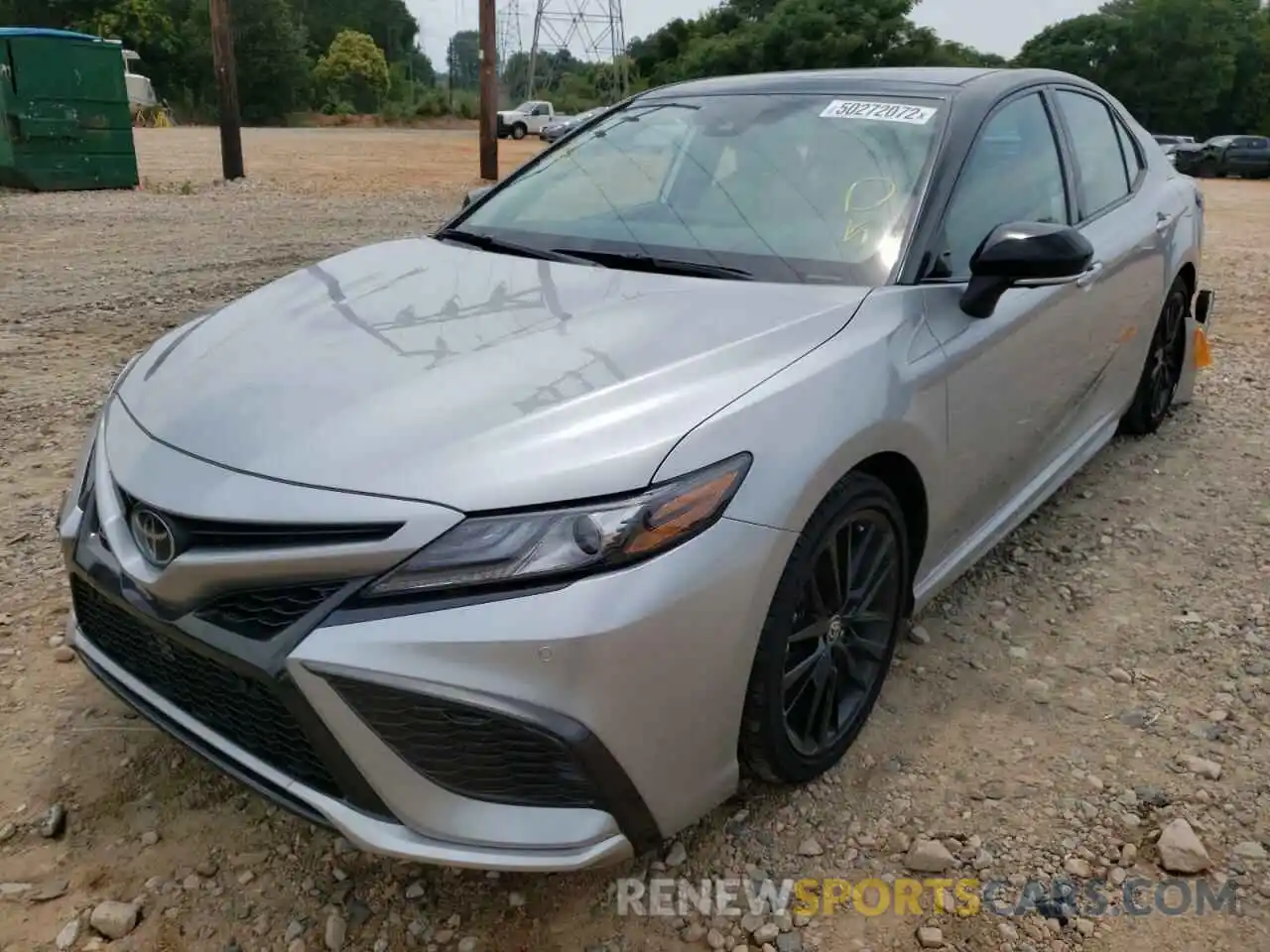 2 Photograph of a damaged car 4T1K61AK8MU603995 TOYOTA CAMRY 2021