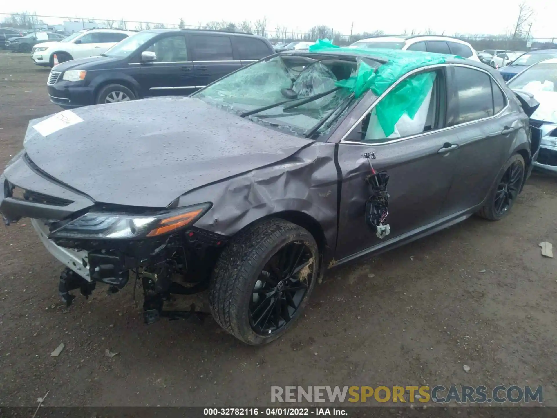 2 Photograph of a damaged car 4T1K61AK8MU615662 TOYOTA CAMRY 2021