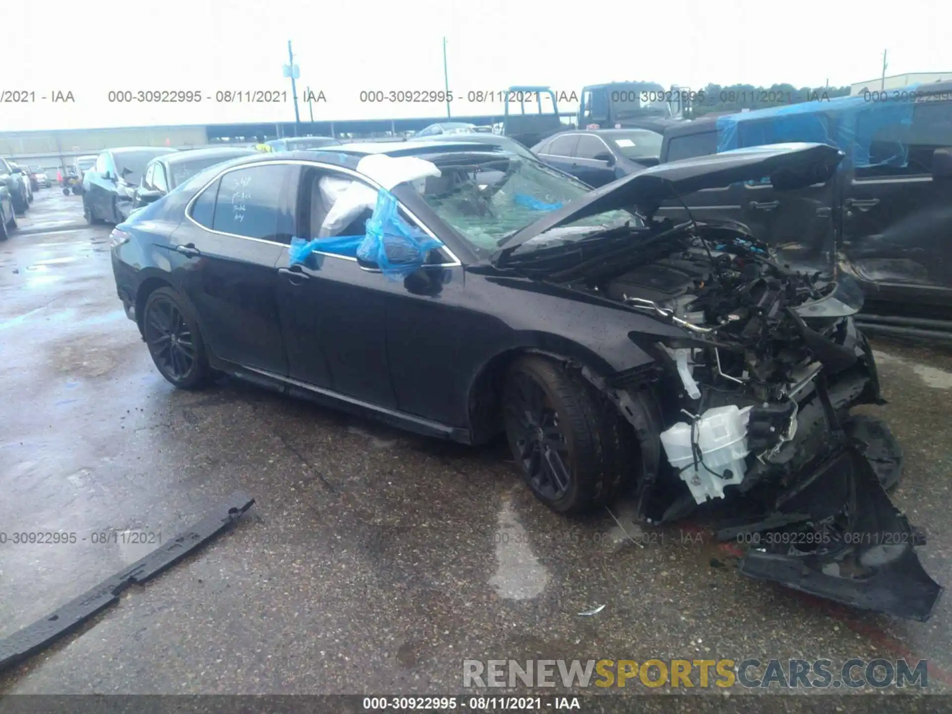 1 Photograph of a damaged car 4T1K61AK9MU408004 TOYOTA CAMRY 2021