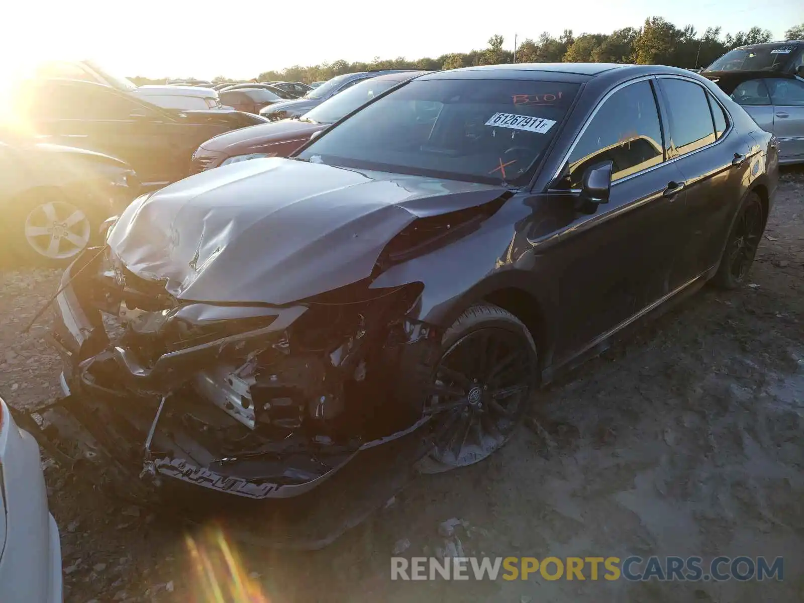 2 Photograph of a damaged car 4T1K61AK9MU411033 TOYOTA CAMRY 2021