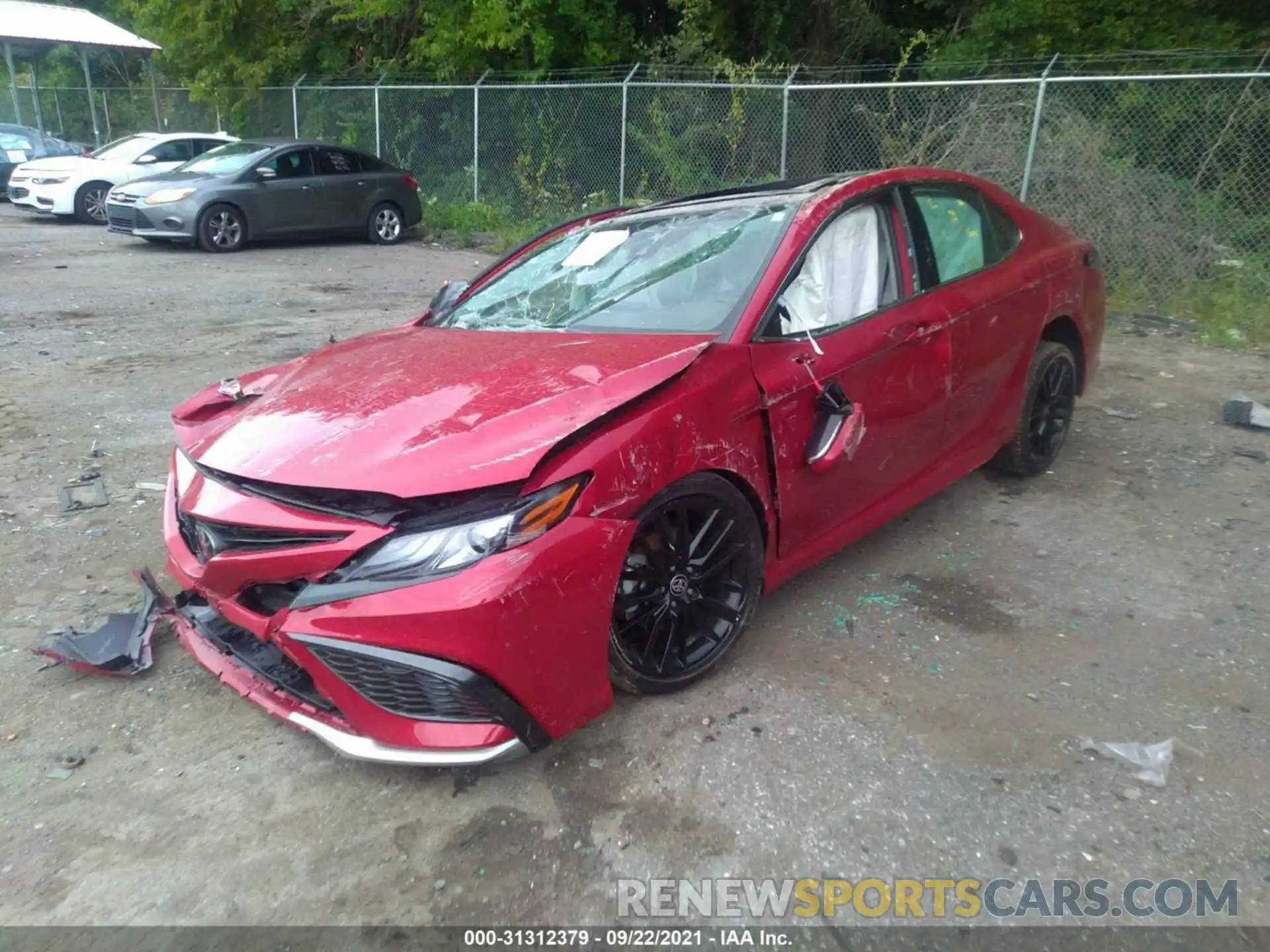 2 Photograph of a damaged car 4T1K61AK9MU421660 TOYOTA CAMRY 2021