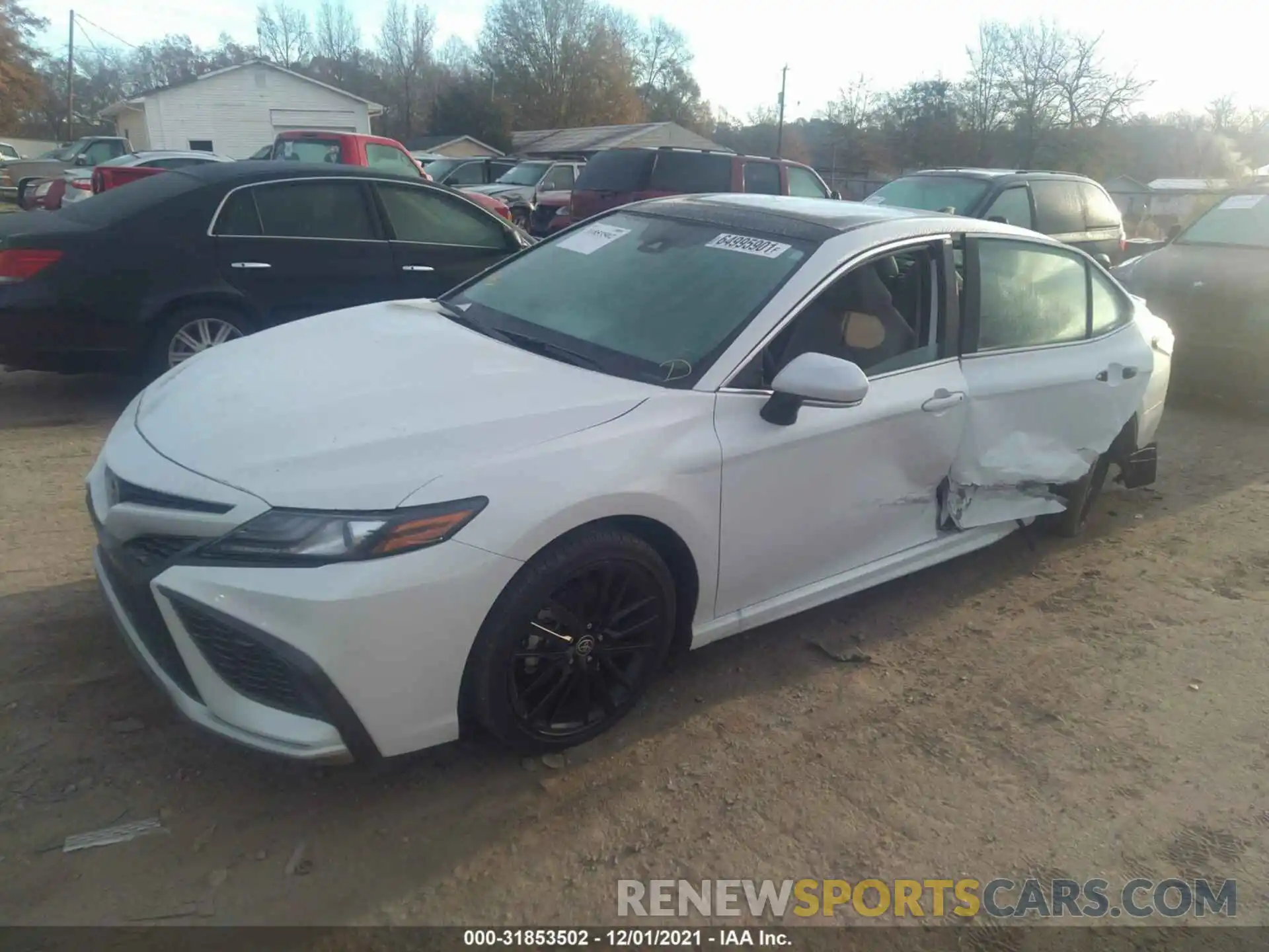 2 Photograph of a damaged car 4T1K61AK9MU424283 TOYOTA CAMRY 2021