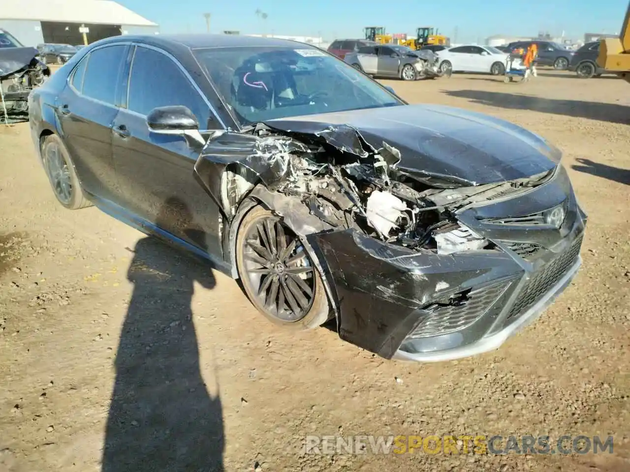 1 Photograph of a damaged car 4T1K61AK9MU452309 TOYOTA CAMRY 2021