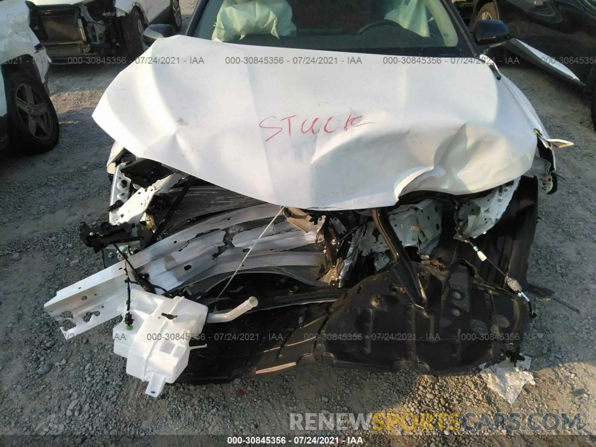 10 Photograph of a damaged car 4T1K61AK9MU461124 TOYOTA CAMRY 2021