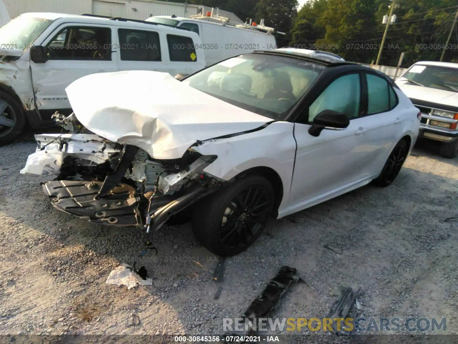 2 Photograph of a damaged car 4T1K61AK9MU461124 TOYOTA CAMRY 2021