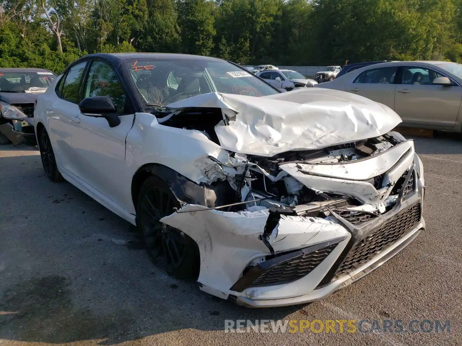 1 Photograph of a damaged car 4T1K61AK9MU474844 TOYOTA CAMRY 2021