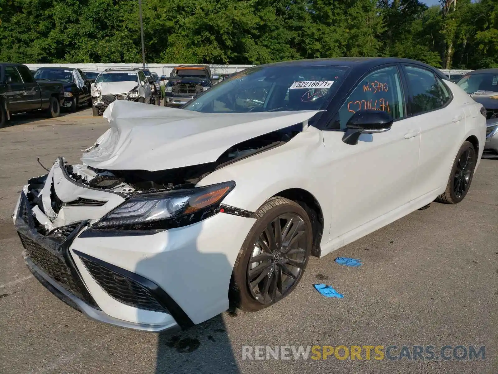 2 Photograph of a damaged car 4T1K61AK9MU474844 TOYOTA CAMRY 2021