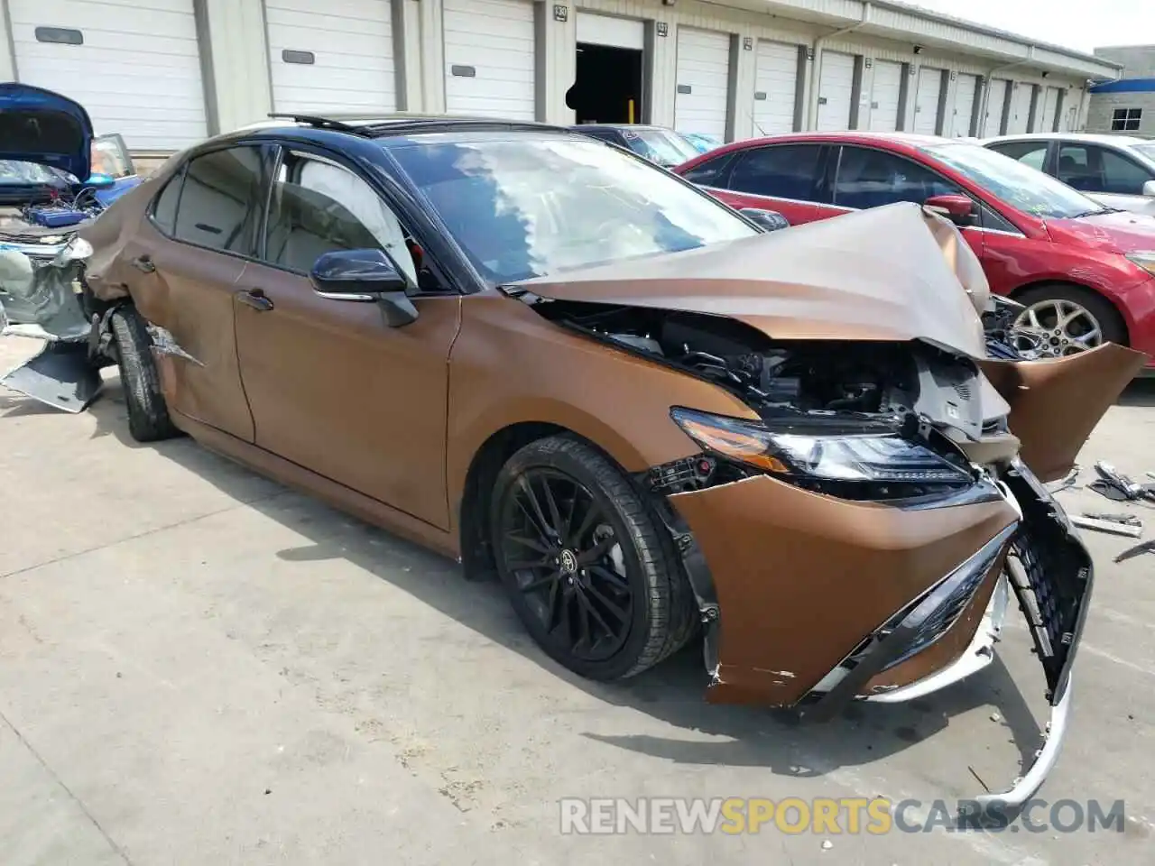 1 Photograph of a damaged car 4T1K61AK9MU496715 TOYOTA CAMRY 2021