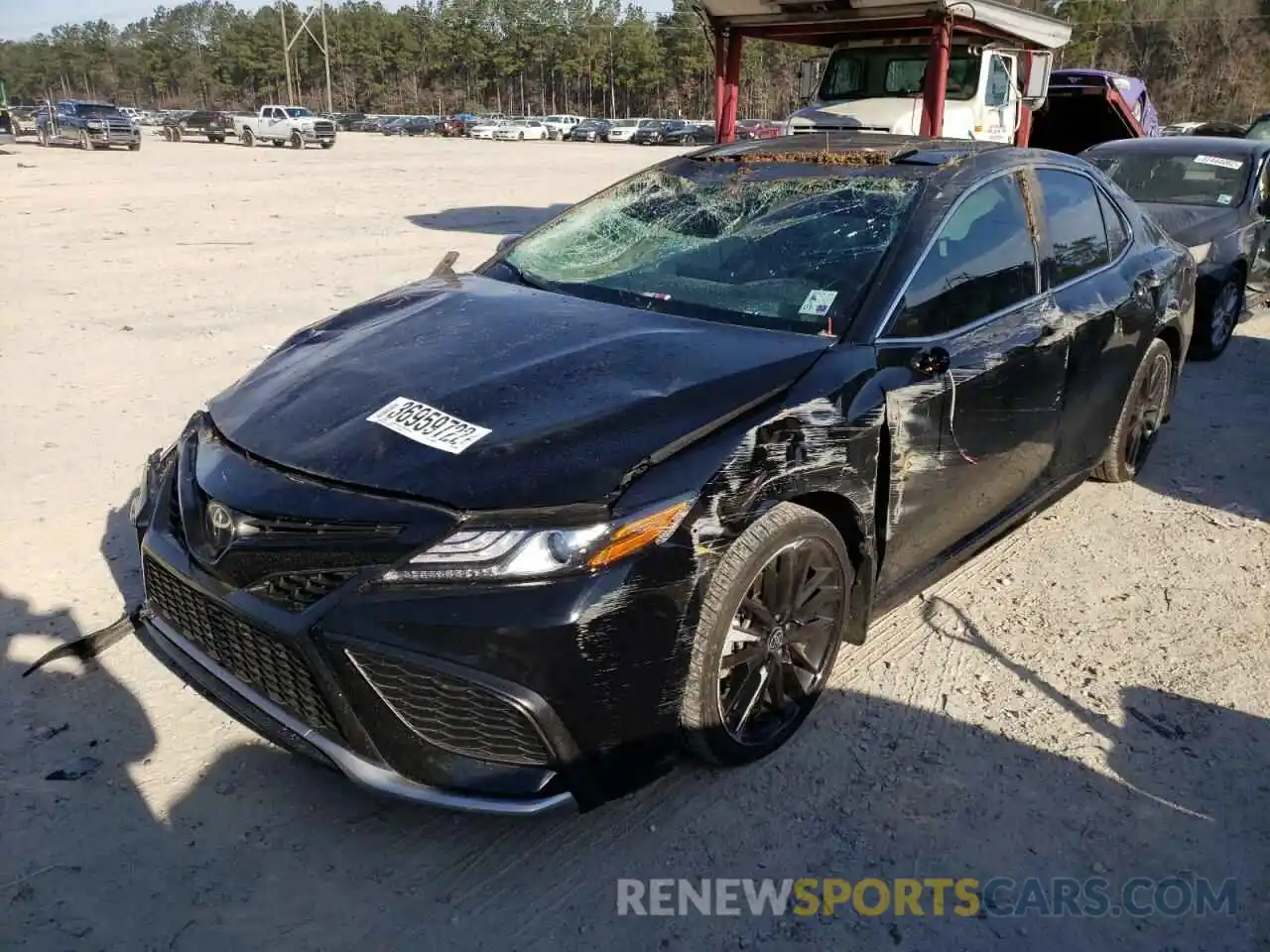 2 Photograph of a damaged car 4T1K61AK9MU532466 TOYOTA CAMRY 2021