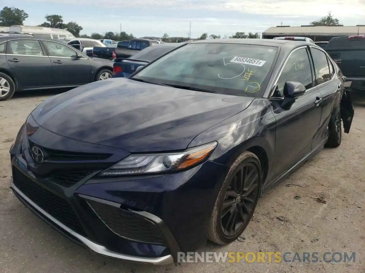 2 Photograph of a damaged car 4T1K61AK9MU565788 TOYOTA CAMRY 2021