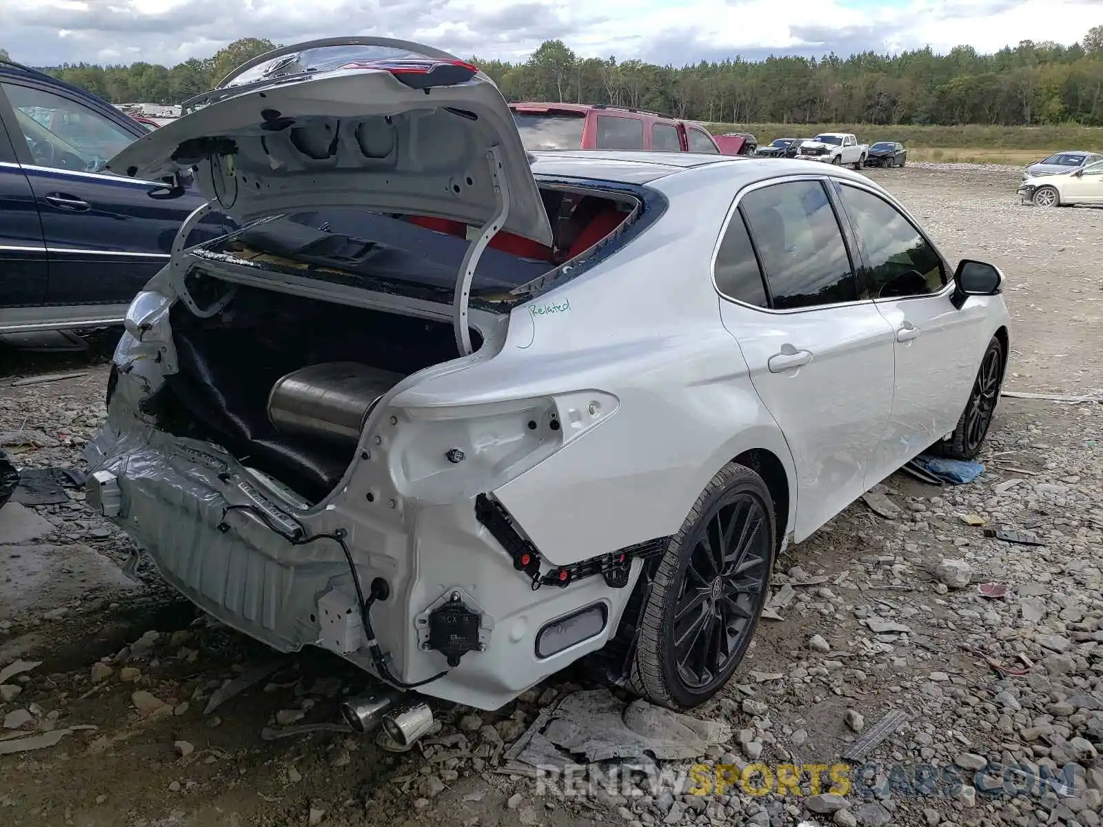 4 Photograph of a damaged car 4T1K61AK9MU570702 TOYOTA CAMRY 2021