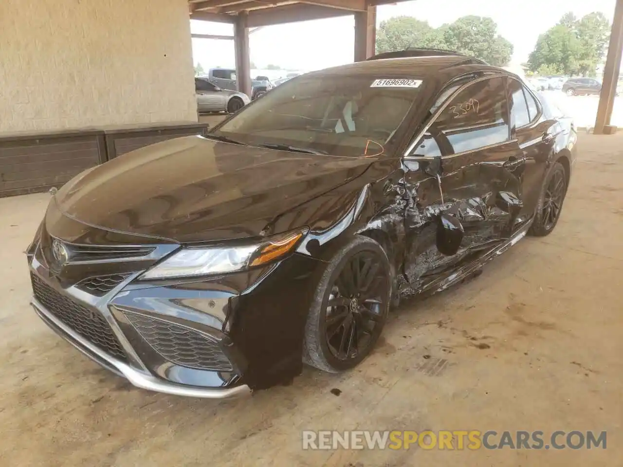 2 Photograph of a damaged car 4T1K61AK9MU604850 TOYOTA CAMRY 2021