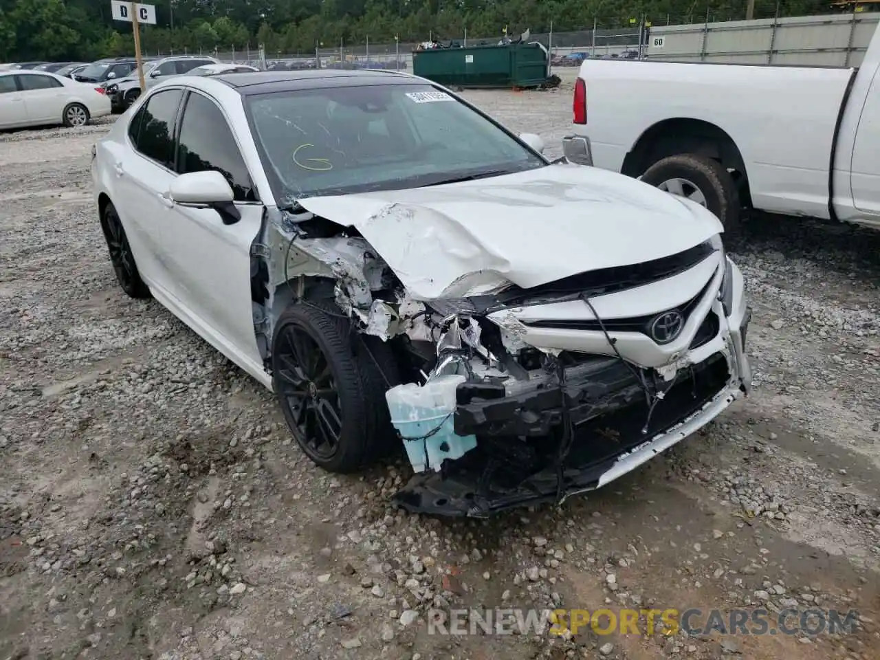 1 Photograph of a damaged car 4T1K61AK9MU608932 TOYOTA CAMRY 2021