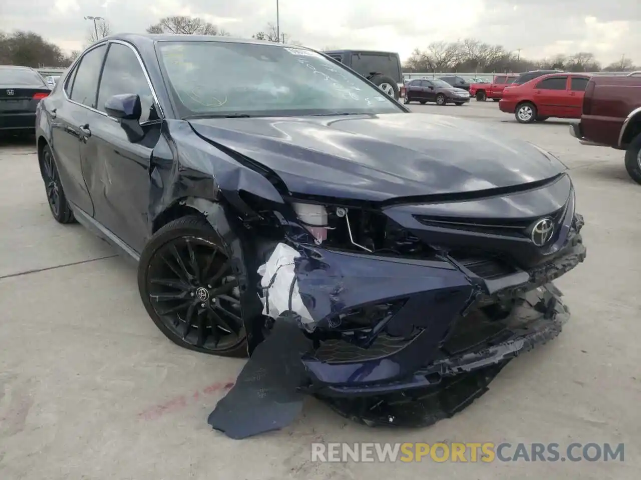 1 Photograph of a damaged car 4T1K61AK9MU616240 TOYOTA CAMRY 2021