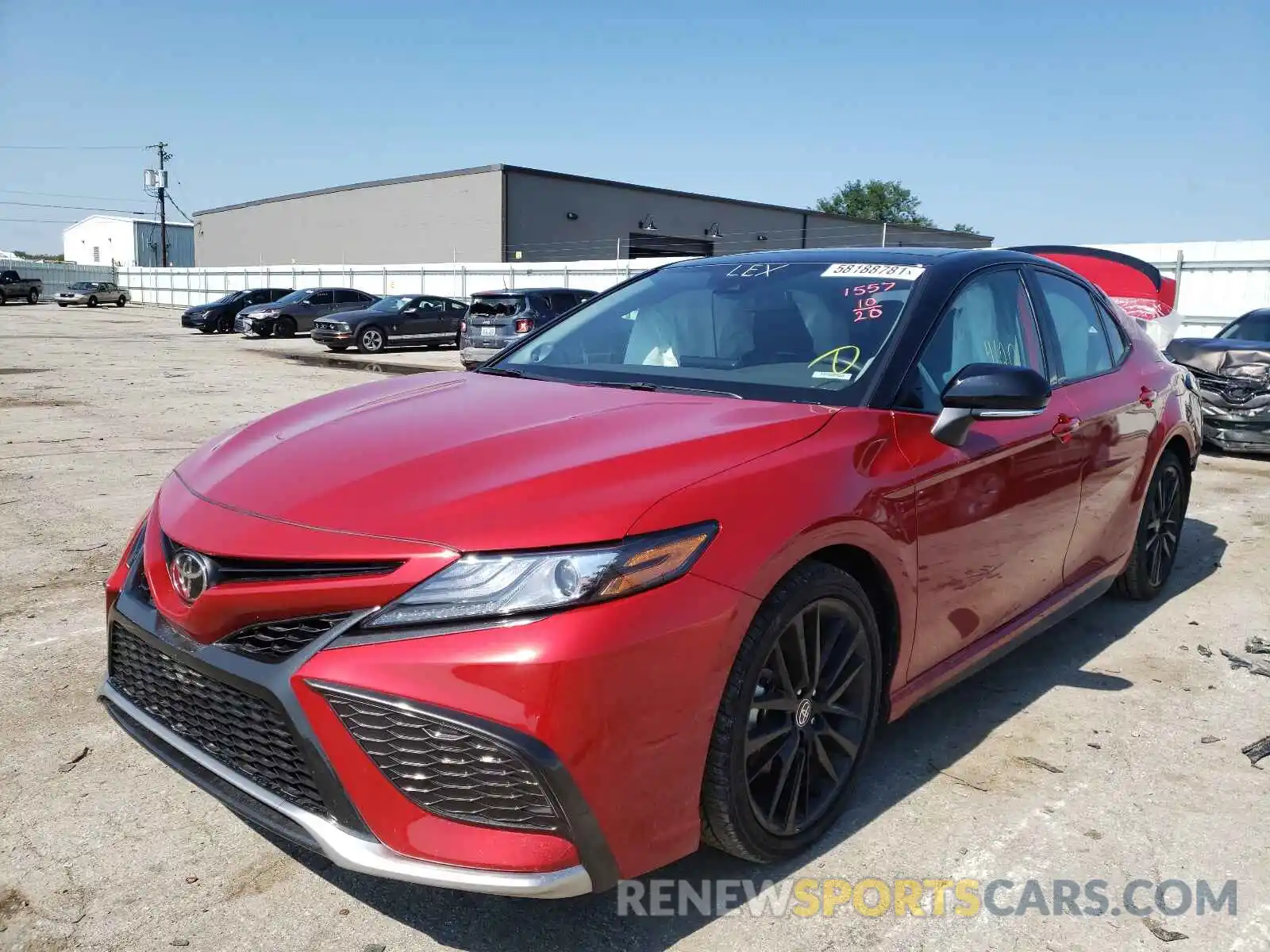 2 Photograph of a damaged car 4T1K61AKXMU411557 TOYOTA CAMRY 2021