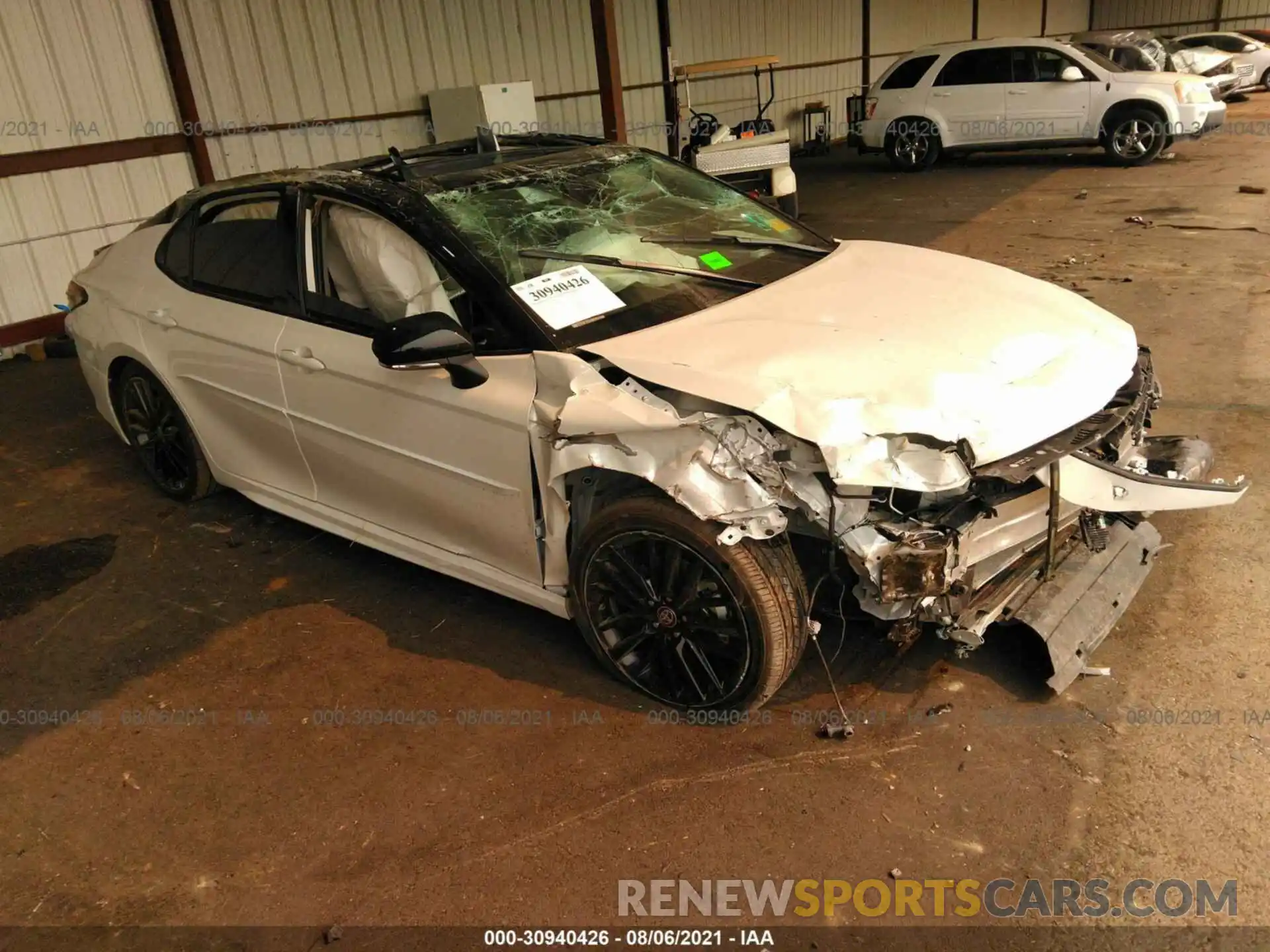 1 Photograph of a damaged car 4T1K61AKXMU412403 TOYOTA CAMRY 2021