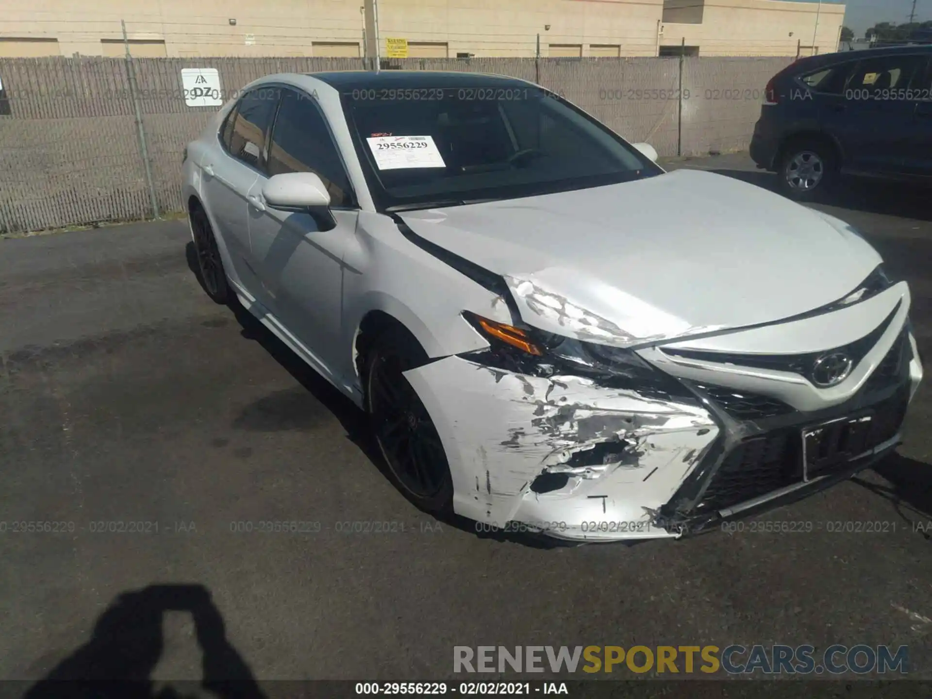 1 Photograph of a damaged car 4T1K61AKXMU414040 TOYOTA CAMRY 2021