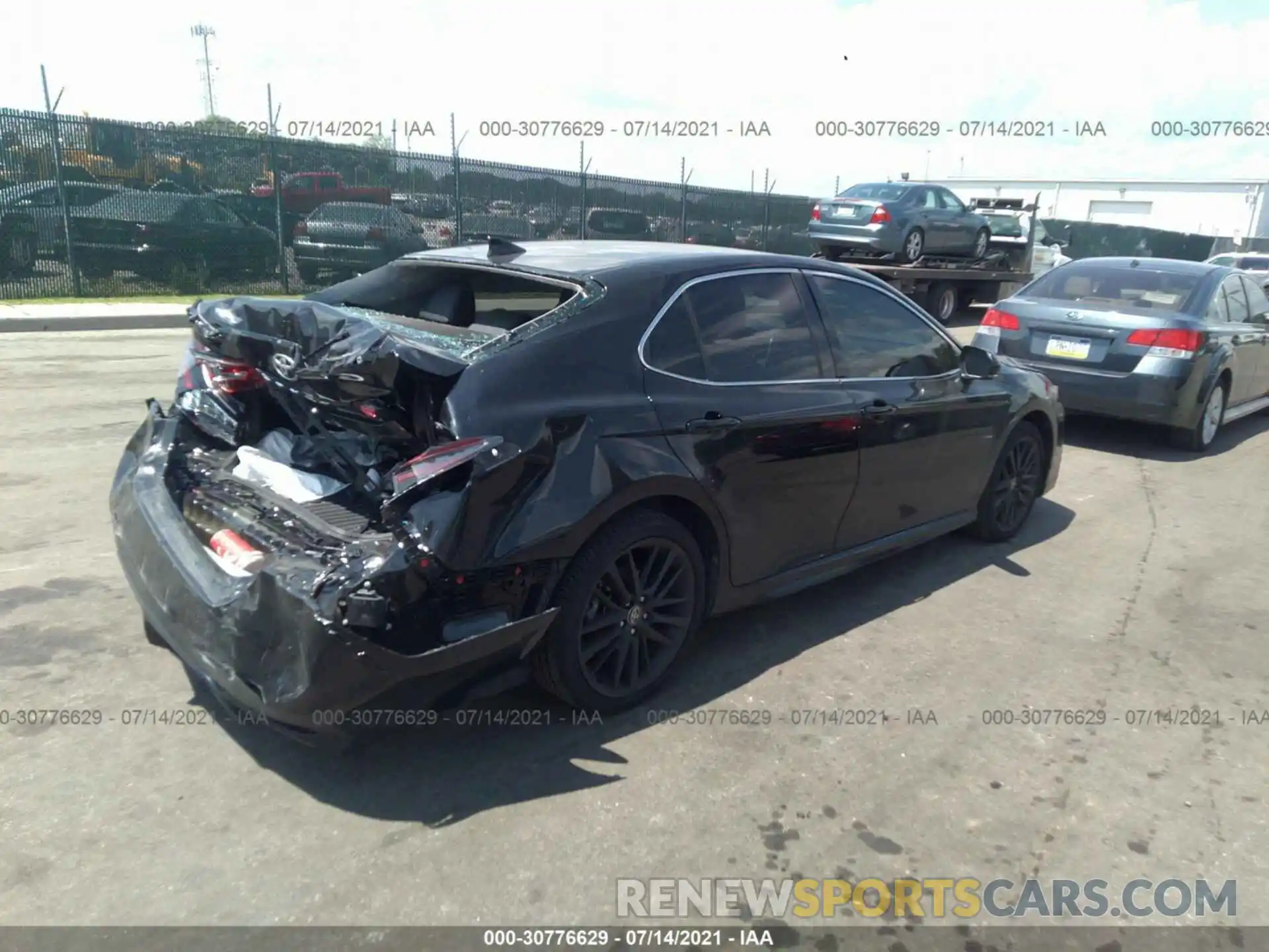 4 Photograph of a damaged car 4T1K61AKXMU418976 TOYOTA CAMRY 2021