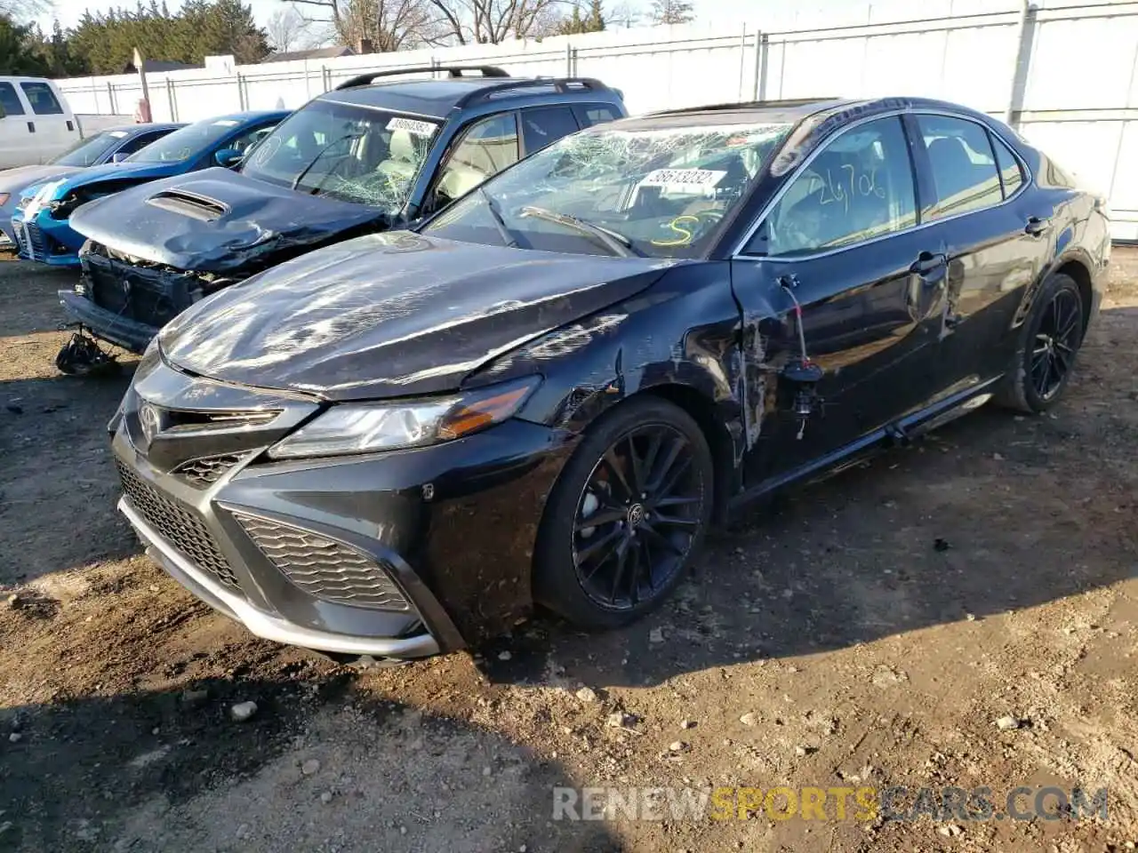 2 Photograph of a damaged car 4T1K61AKXMU420405 TOYOTA CAMRY 2021