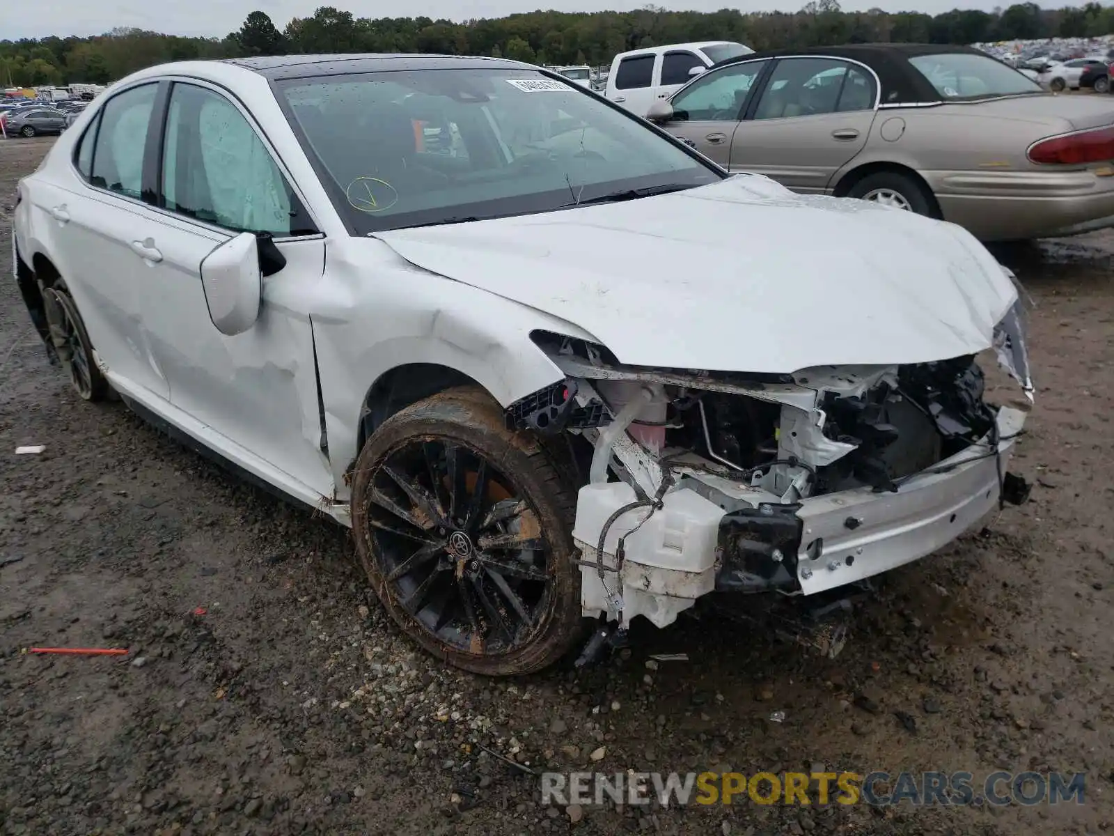 1 Photograph of a damaged car 4T1K61AKXMU426043 TOYOTA CAMRY 2021