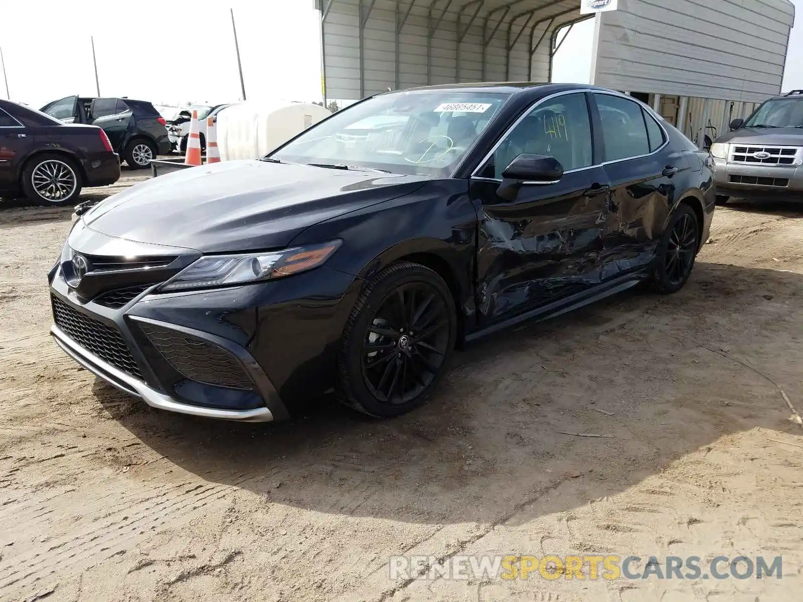 2 Photograph of a damaged car 4T1K61AKXMU434241 TOYOTA CAMRY 2021