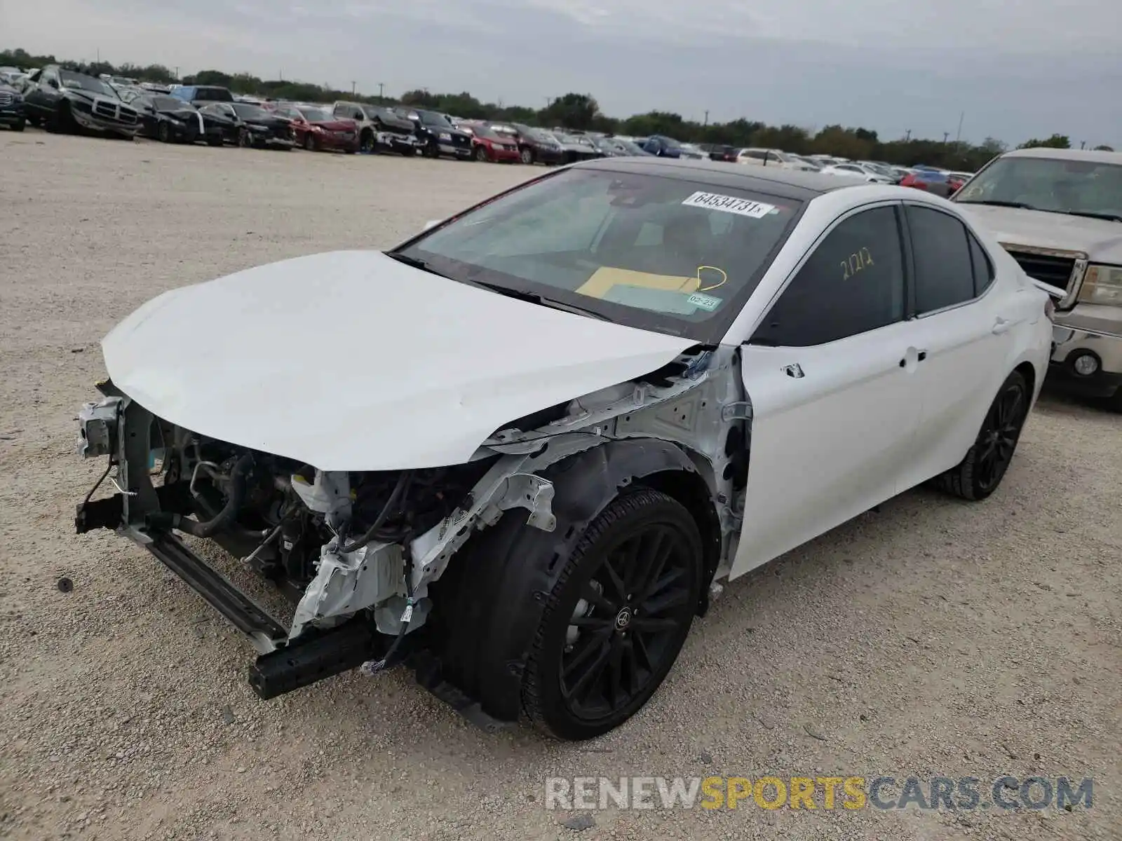 2 Photograph of a damaged car 4T1K61AKXMU436006 TOYOTA CAMRY 2021