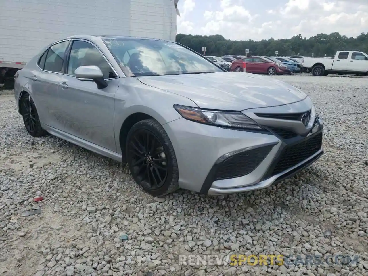 1 Photograph of a damaged car 4T1K61AKXMU437396 TOYOTA CAMRY 2021