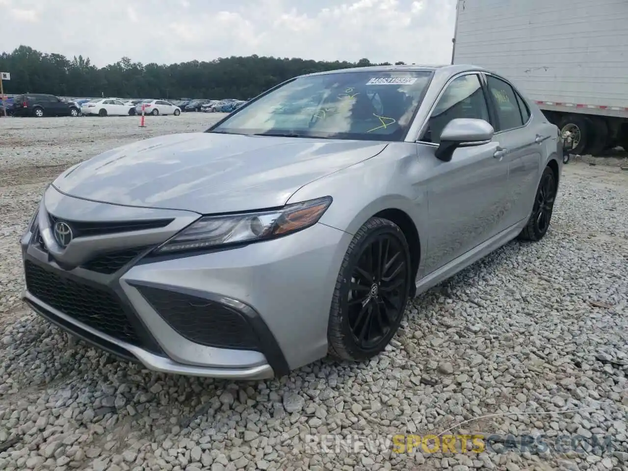 2 Photograph of a damaged car 4T1K61AKXMU437396 TOYOTA CAMRY 2021