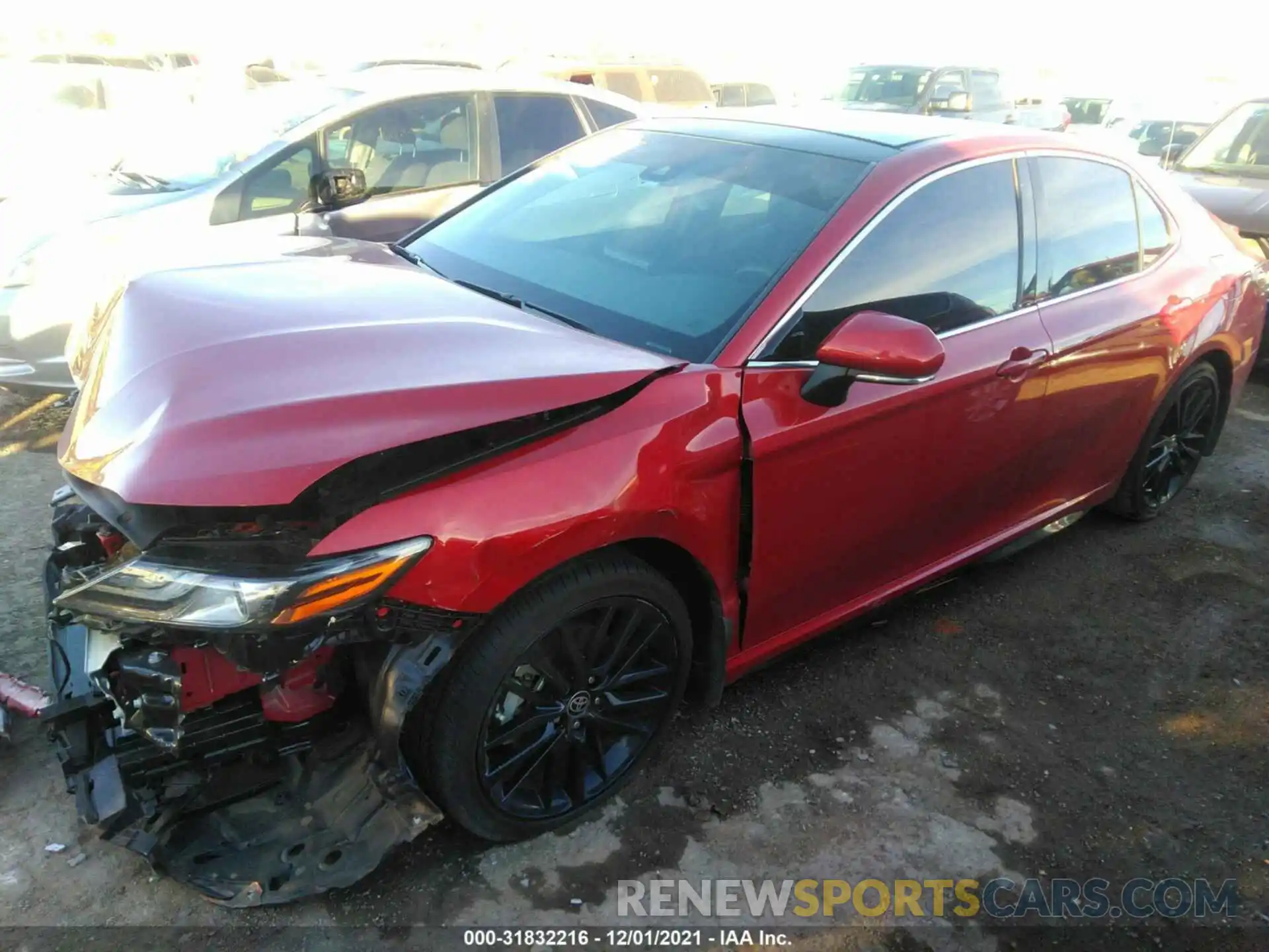 2 Photograph of a damaged car 4T1K61AKXMU448317 TOYOTA CAMRY 2021