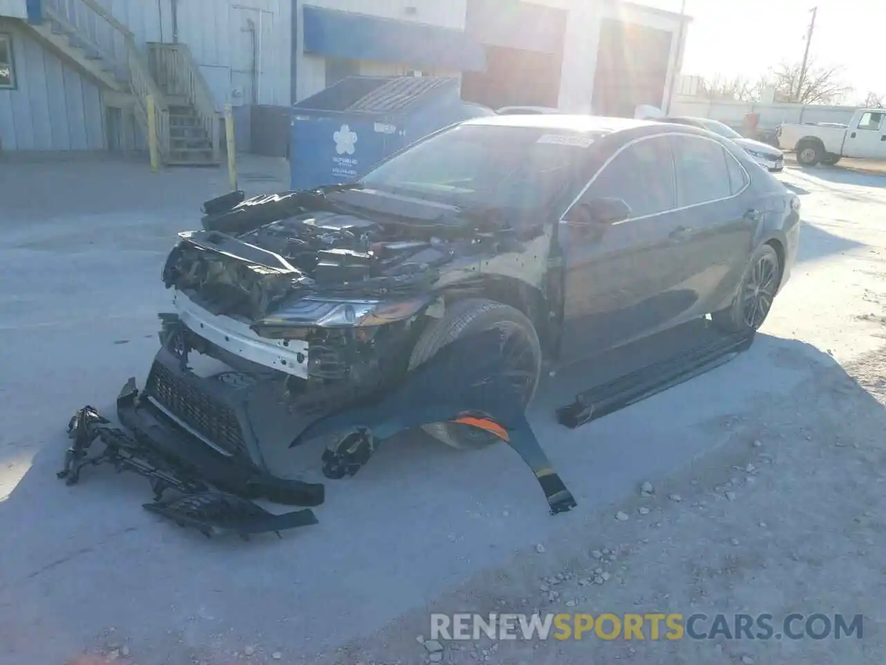 2 Photograph of a damaged car 4T1K61AKXMU477056 TOYOTA CAMRY 2021