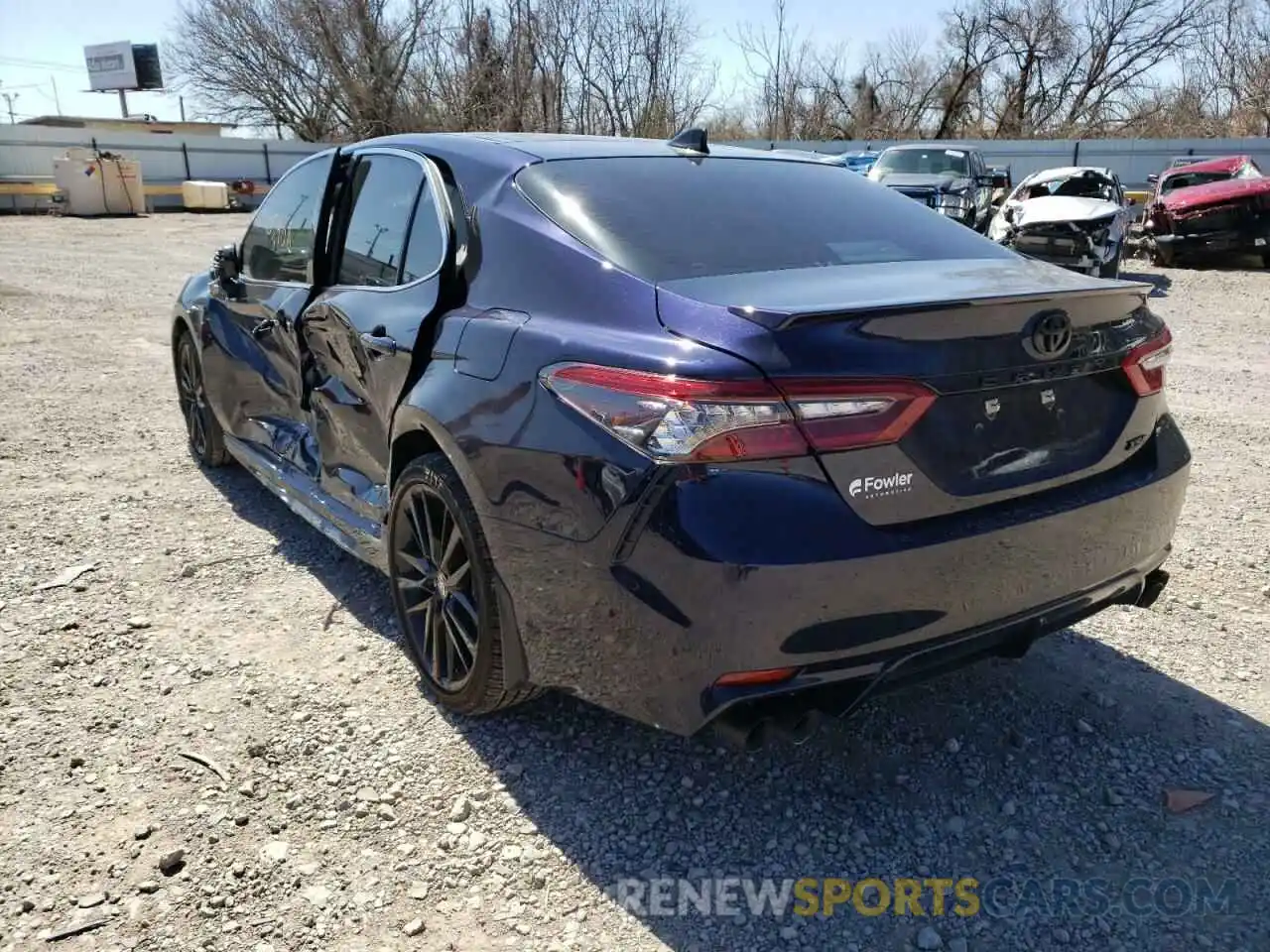 3 Photograph of a damaged car 4T1K61AKXMU482161 TOYOTA CAMRY 2021