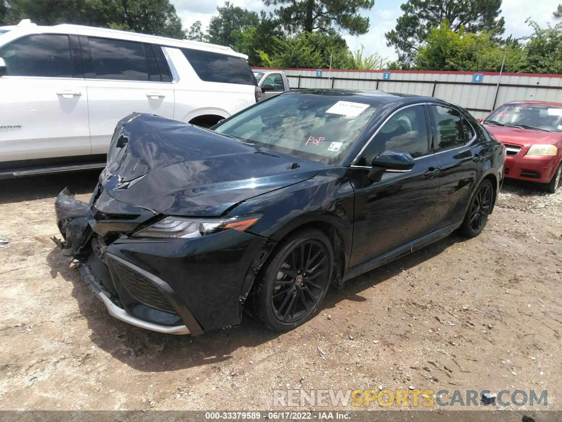 2 Photograph of a damaged car 4T1K61AKXMU493841 TOYOTA CAMRY 2021