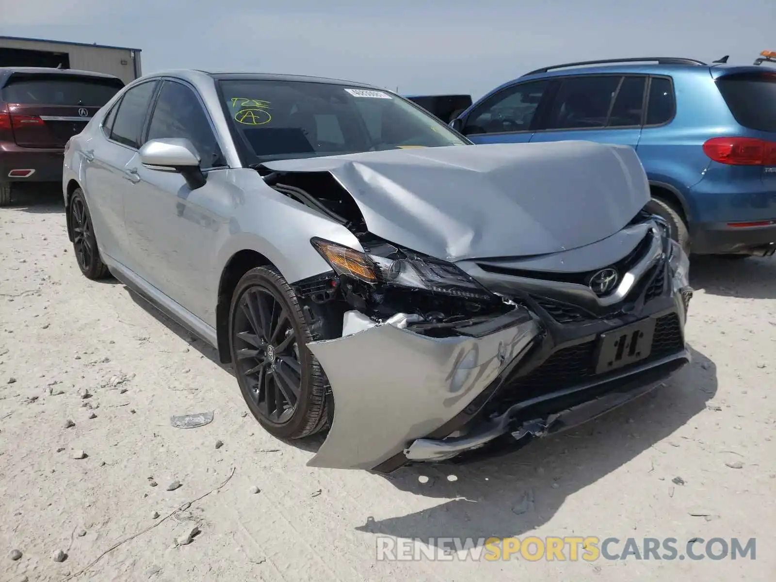 1 Photograph of a damaged car 4T1K61AKXMU515014 TOYOTA CAMRY 2021