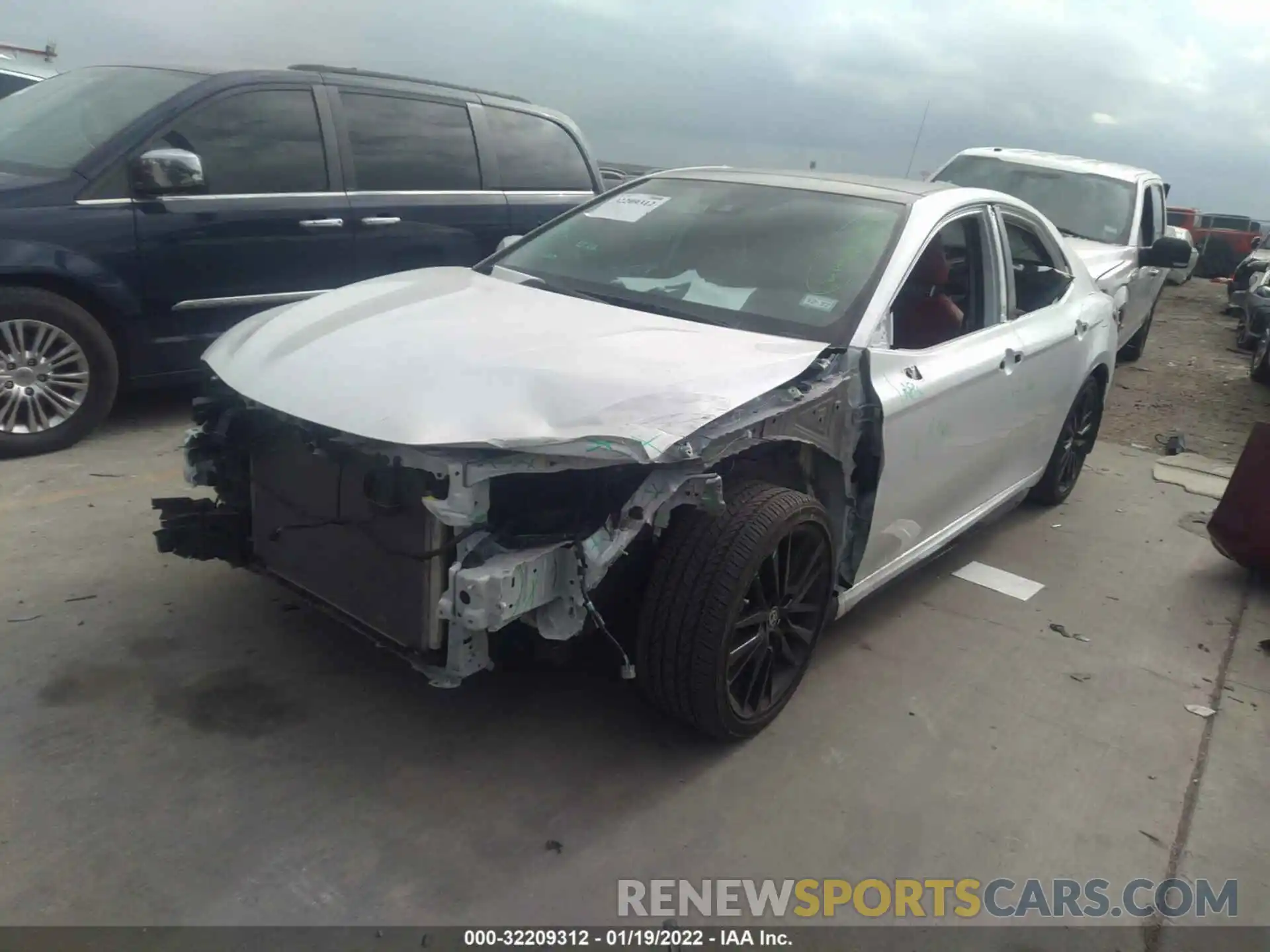 2 Photograph of a damaged car 4T1K61AKXMU519788 TOYOTA CAMRY 2021