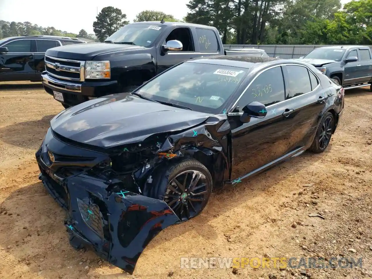 2 Photograph of a damaged car 4T1K61AKXMU529799 TOYOTA CAMRY 2021