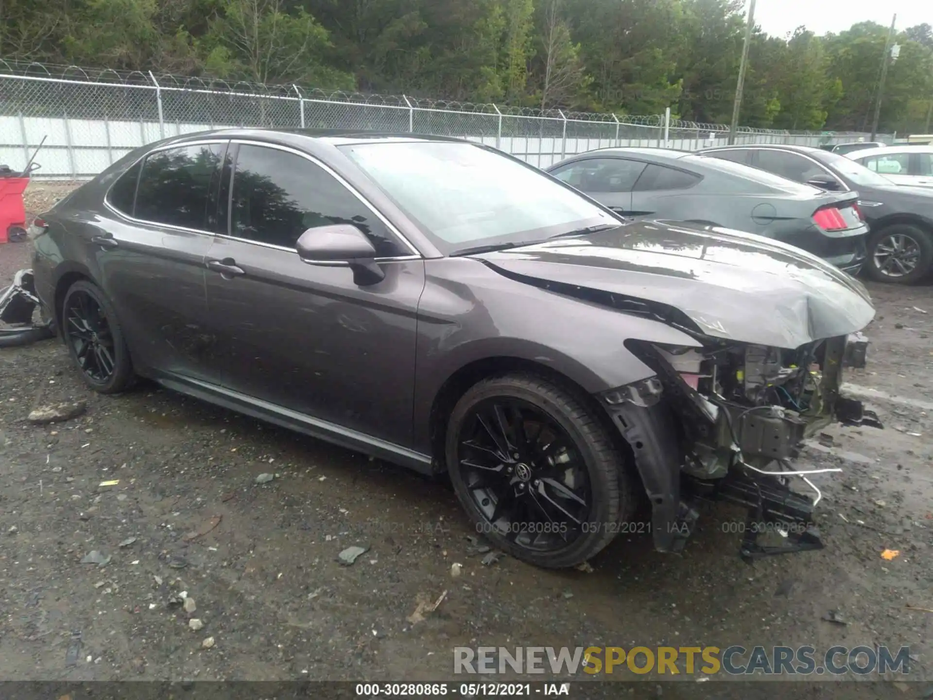 1 Photograph of a damaged car 4T1K61AKXMU533867 TOYOTA CAMRY 2021