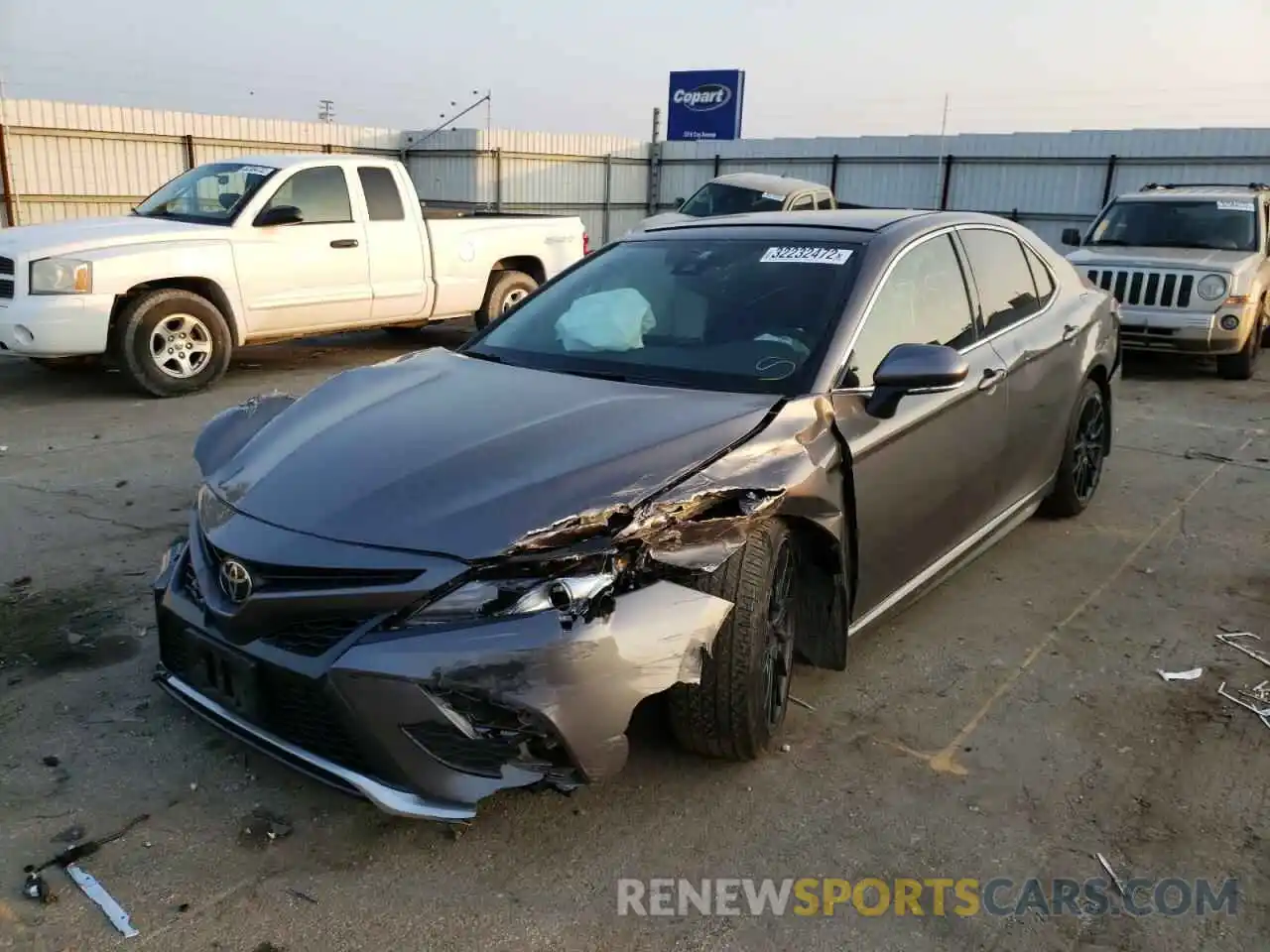 2 Photograph of a damaged car 4T1K61AKXMU562432 TOYOTA CAMRY 2021