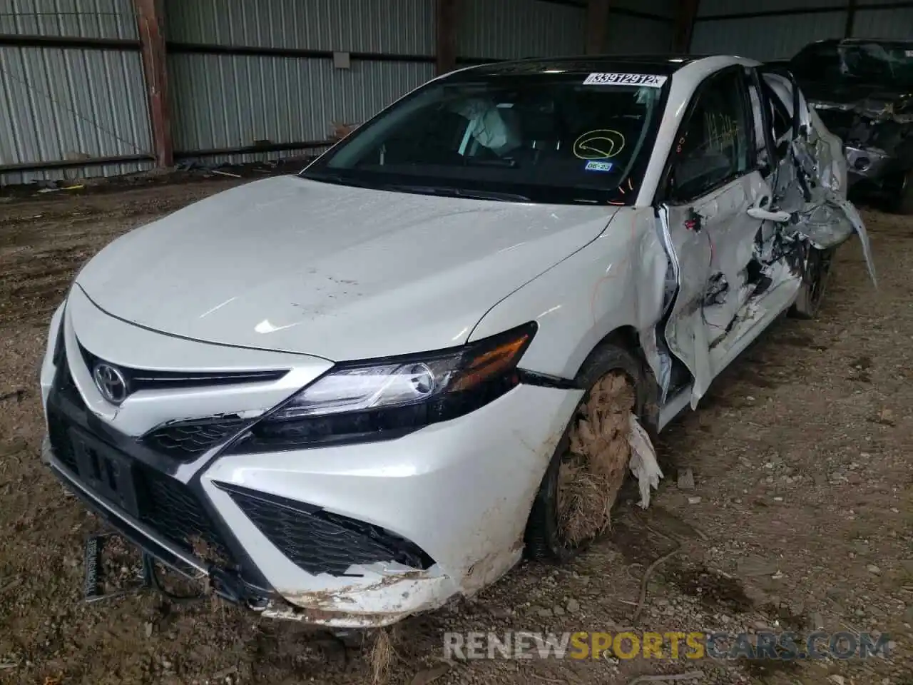 2 Photograph of a damaged car 4T1K61AKXMU584107 TOYOTA CAMRY 2021