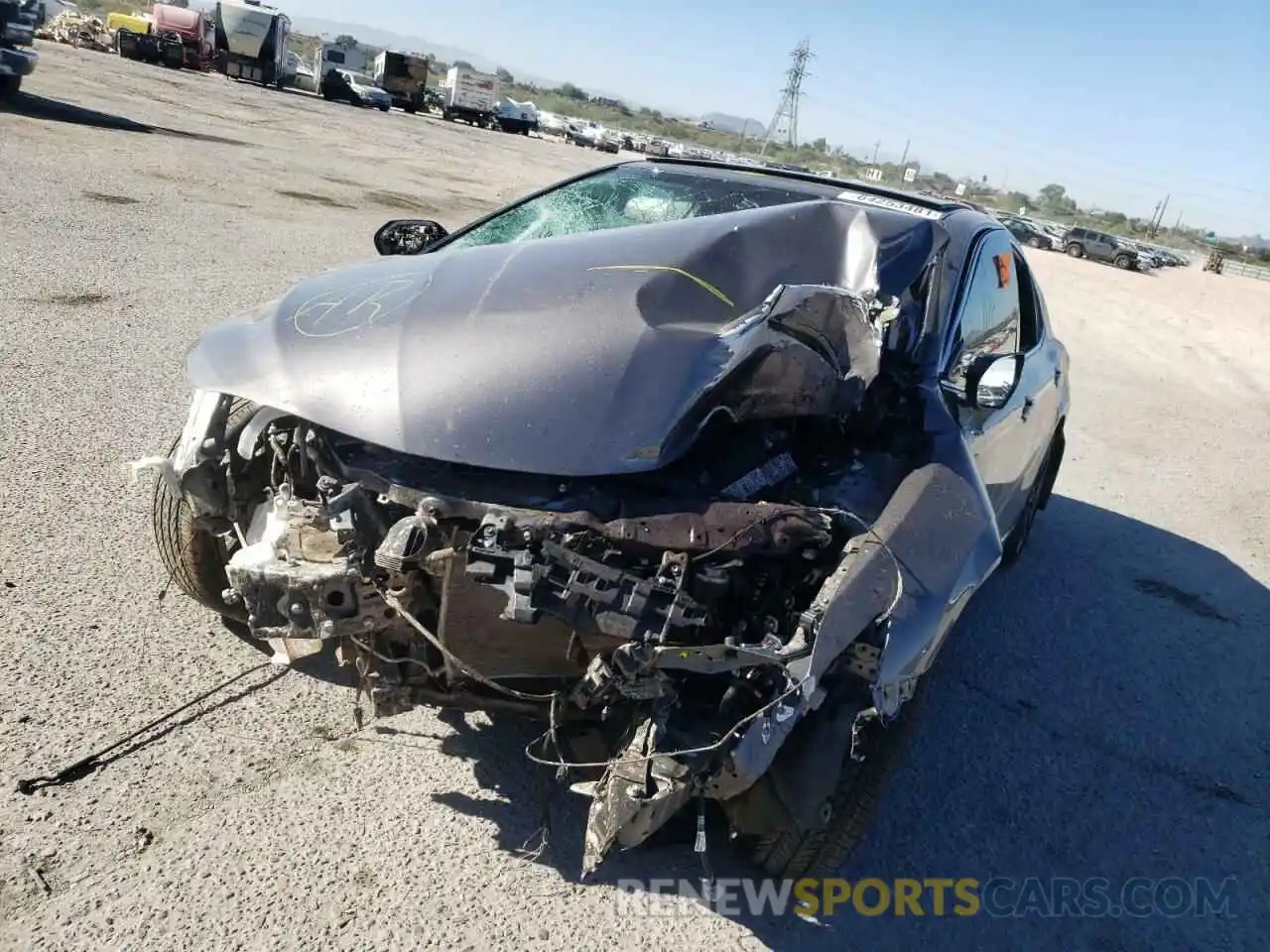 9 Photograph of a damaged car 4T1K61AKXMU596774 TOYOTA CAMRY 2021