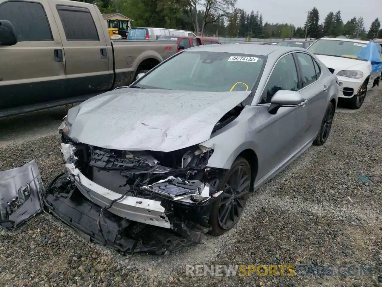 2 Photograph of a damaged car 4T1K61AKXMU606557 TOYOTA CAMRY 2021