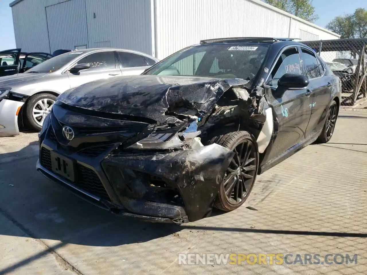 2 Photograph of a damaged car 4T1K61BK0MU022733 TOYOTA CAMRY 2021