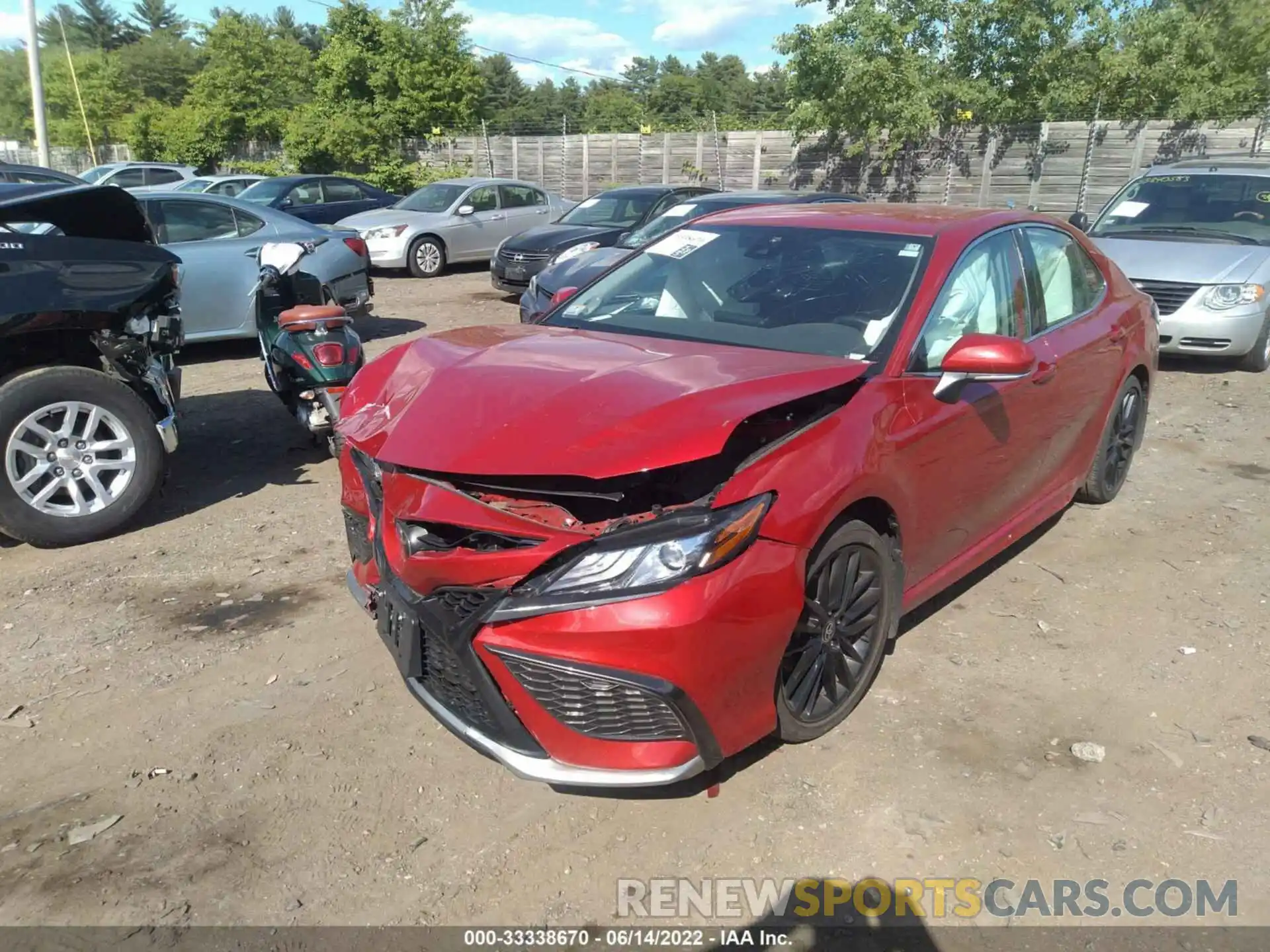 2 Photograph of a damaged car 4T1K61BK0MU026815 TOYOTA CAMRY 2021