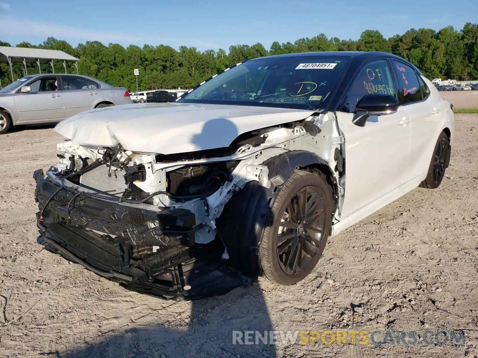 2 Photograph of a damaged car 4T1K61BK0MU029357 TOYOTA CAMRY 2021