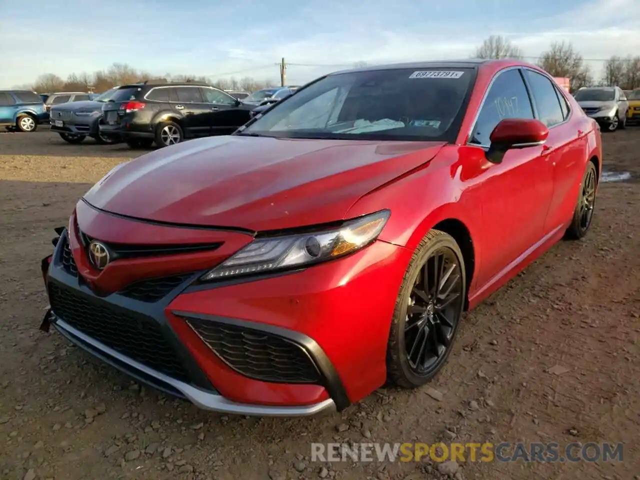 2 Photograph of a damaged car 4T1K61BK0MU037751 TOYOTA CAMRY 2021