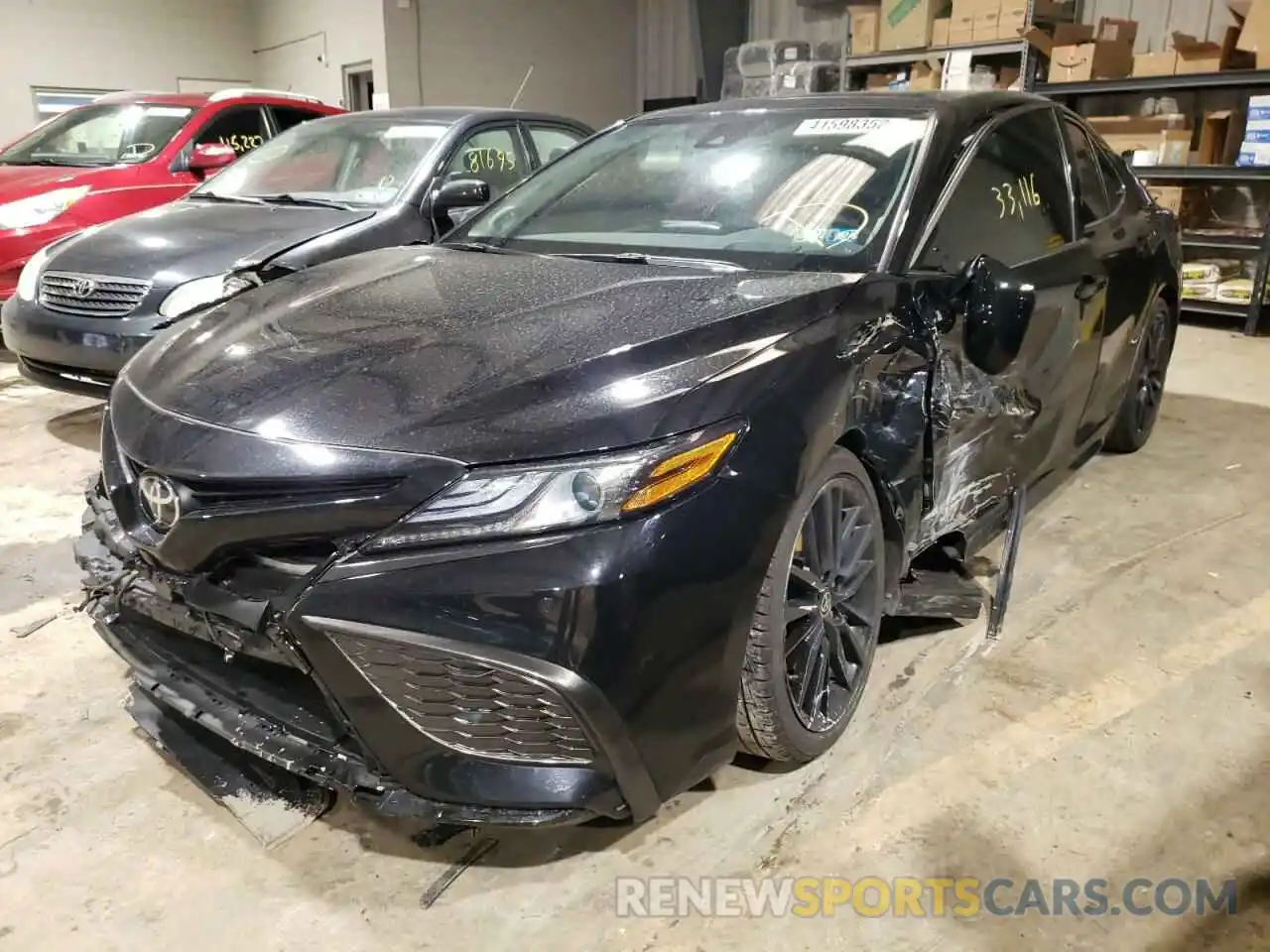 2 Photograph of a damaged car 4T1K61BK1MU036818 TOYOTA CAMRY 2021