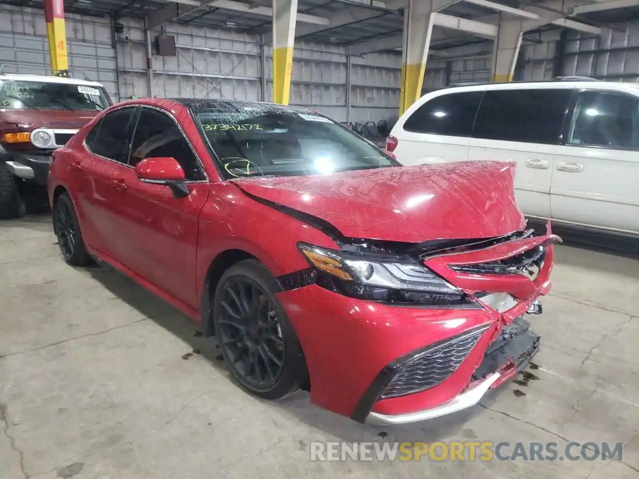 1 Photograph of a damaged car 4T1K61BK1MU044174 TOYOTA CAMRY 2021