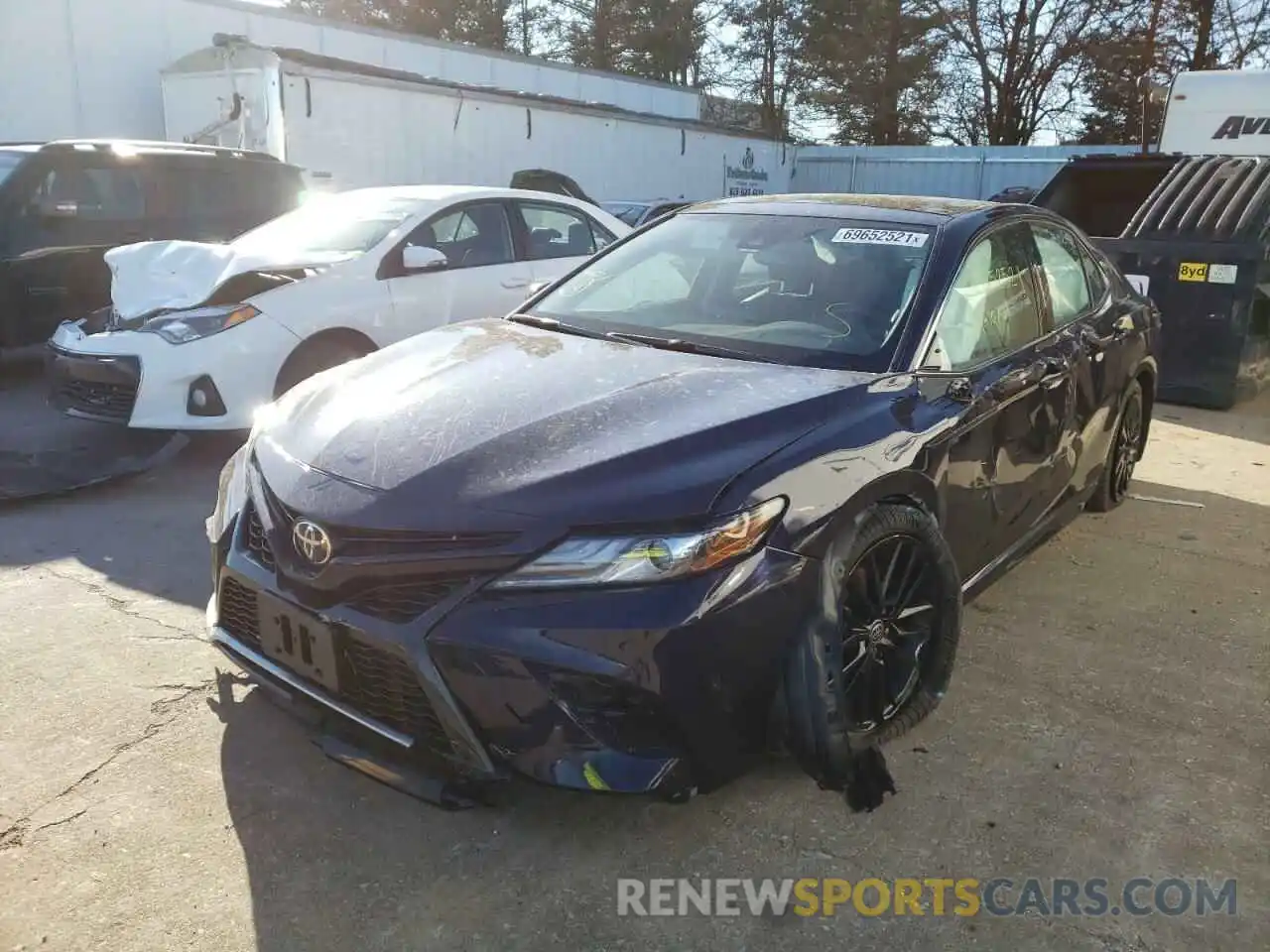 2 Photograph of a damaged car 4T1K61BK2MU020353 TOYOTA CAMRY 2021