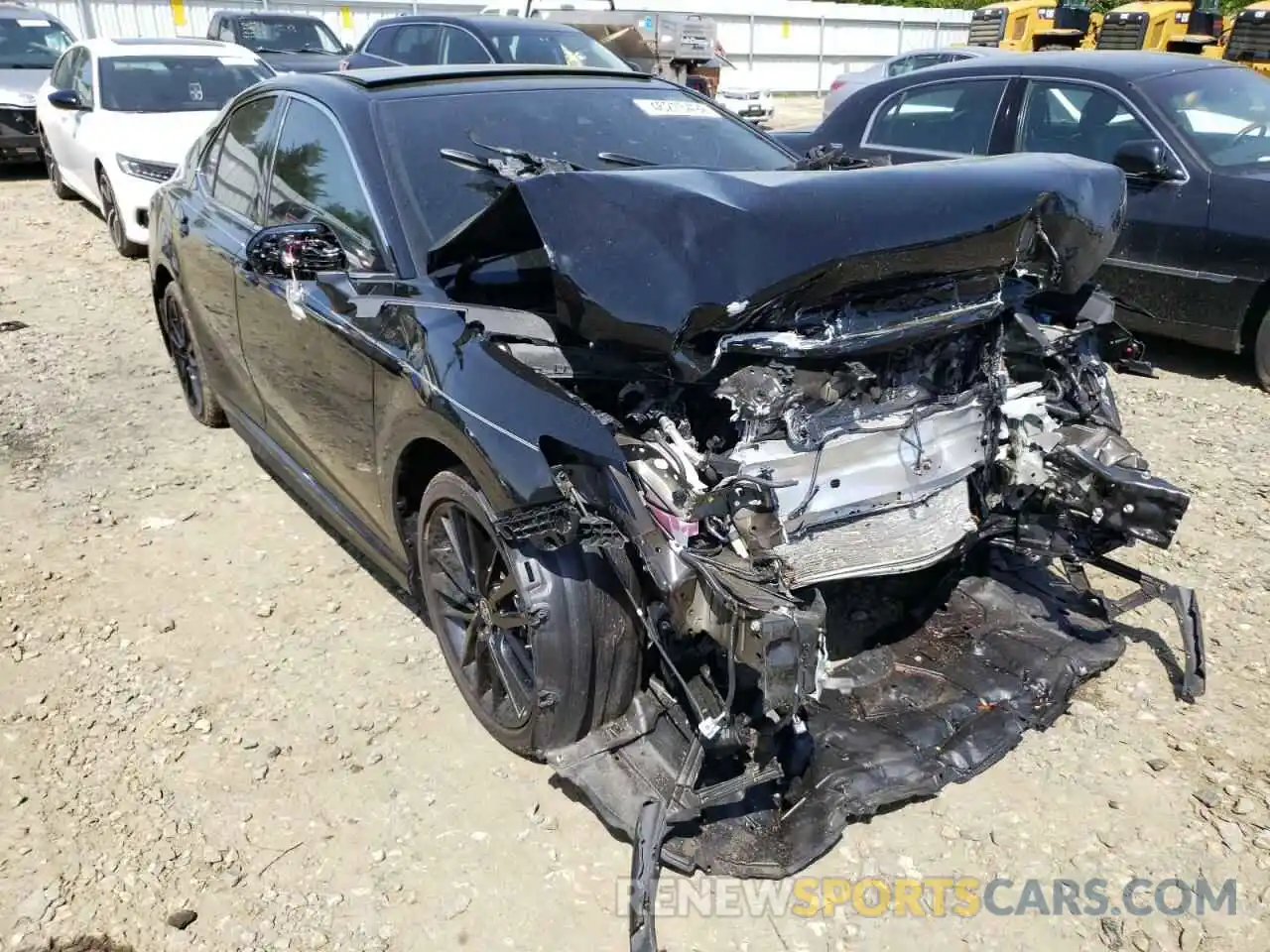 1 Photograph of a damaged car 4T1K61BK2MU044474 TOYOTA CAMRY 2021