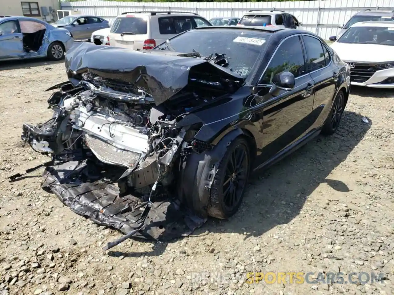 2 Photograph of a damaged car 4T1K61BK2MU044474 TOYOTA CAMRY 2021